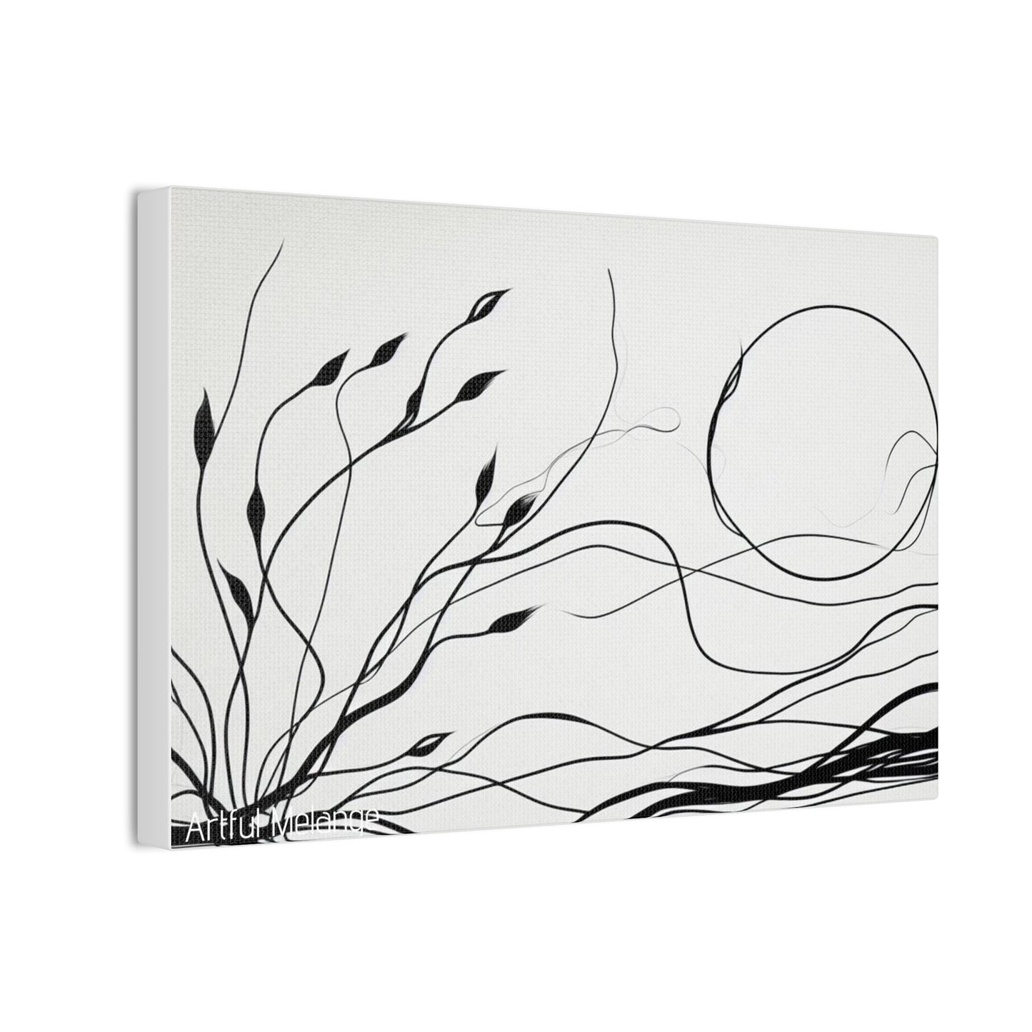 Primary Elegance: A Symphony of Sophistication Canvas Print