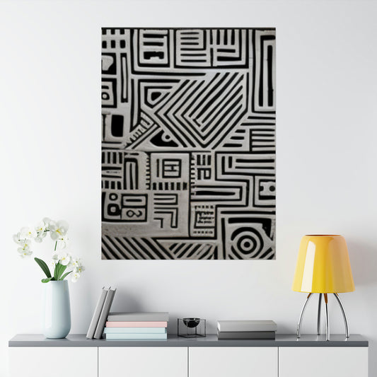 African Essence Matte Vertical Canvas Poster