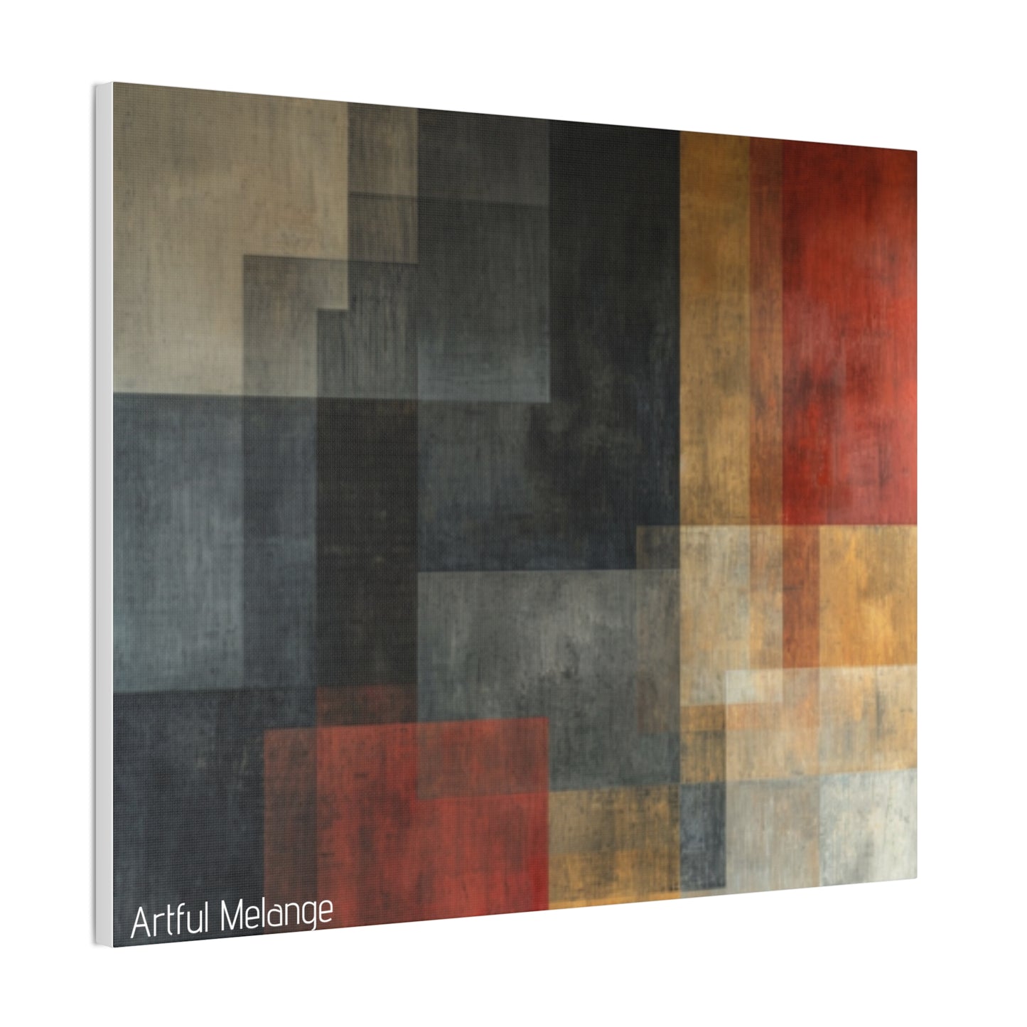 Primary Elegance: A Symphony of Sophistication Canvas Print