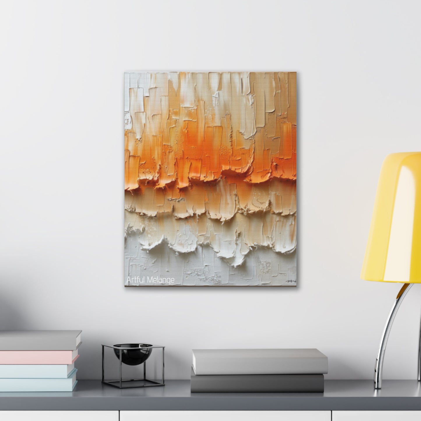 Primary Elegance: A Symphony of Sophistication Canvas Print