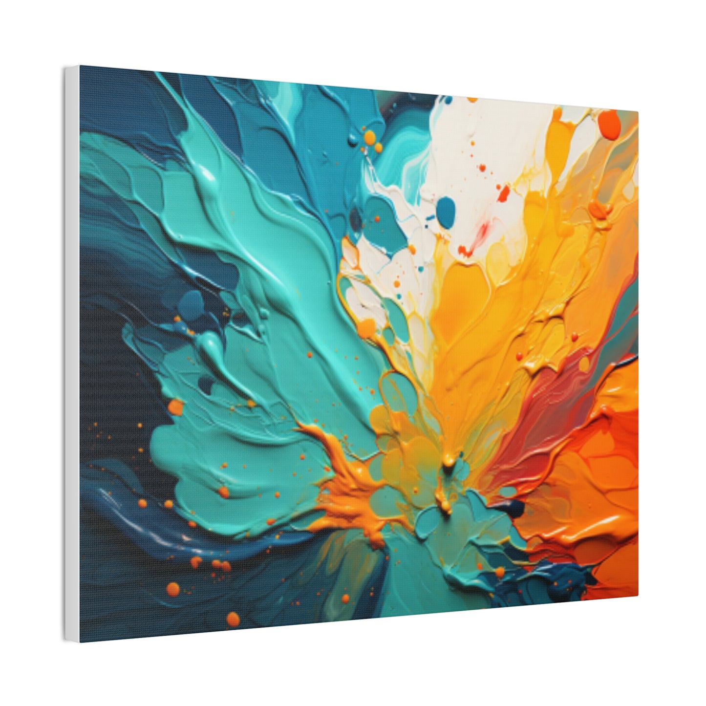 Primary Elegance: A Symphony of Sophistication Canvas Print