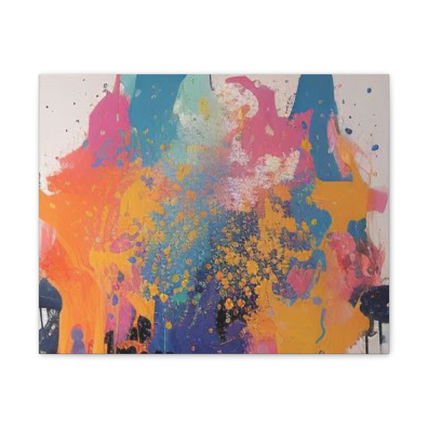 Primary Elegance: A Symphony of Sophistication Canvas Print