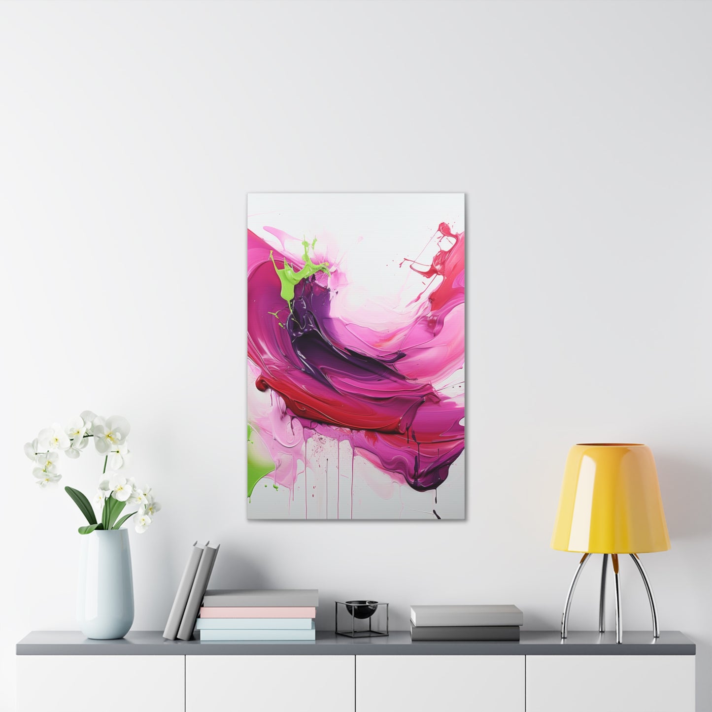 Acrylic Abstract Canvas Print - Richly Textured Artistry