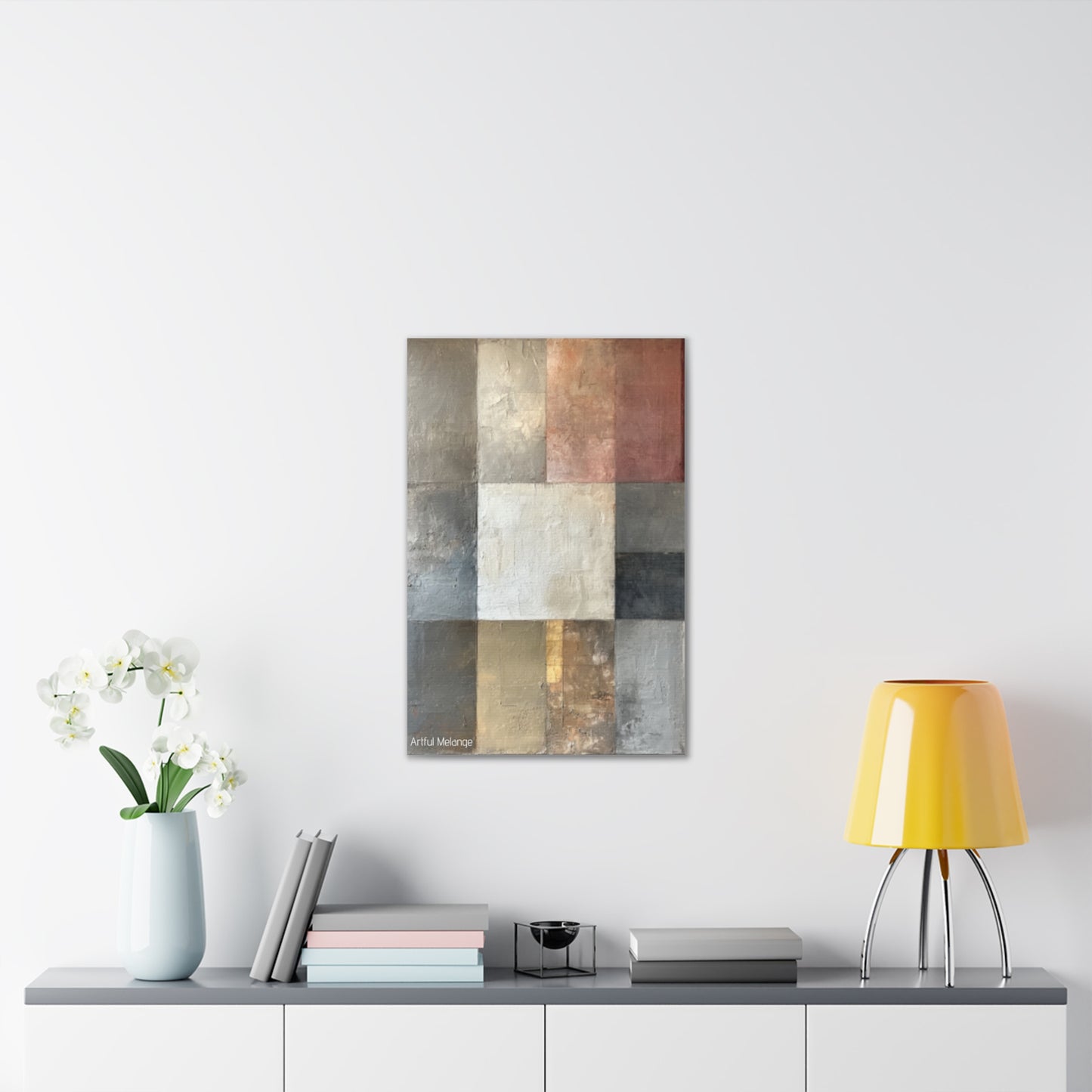 Primary Elegance: A Symphony of Sophistication Canvas Print