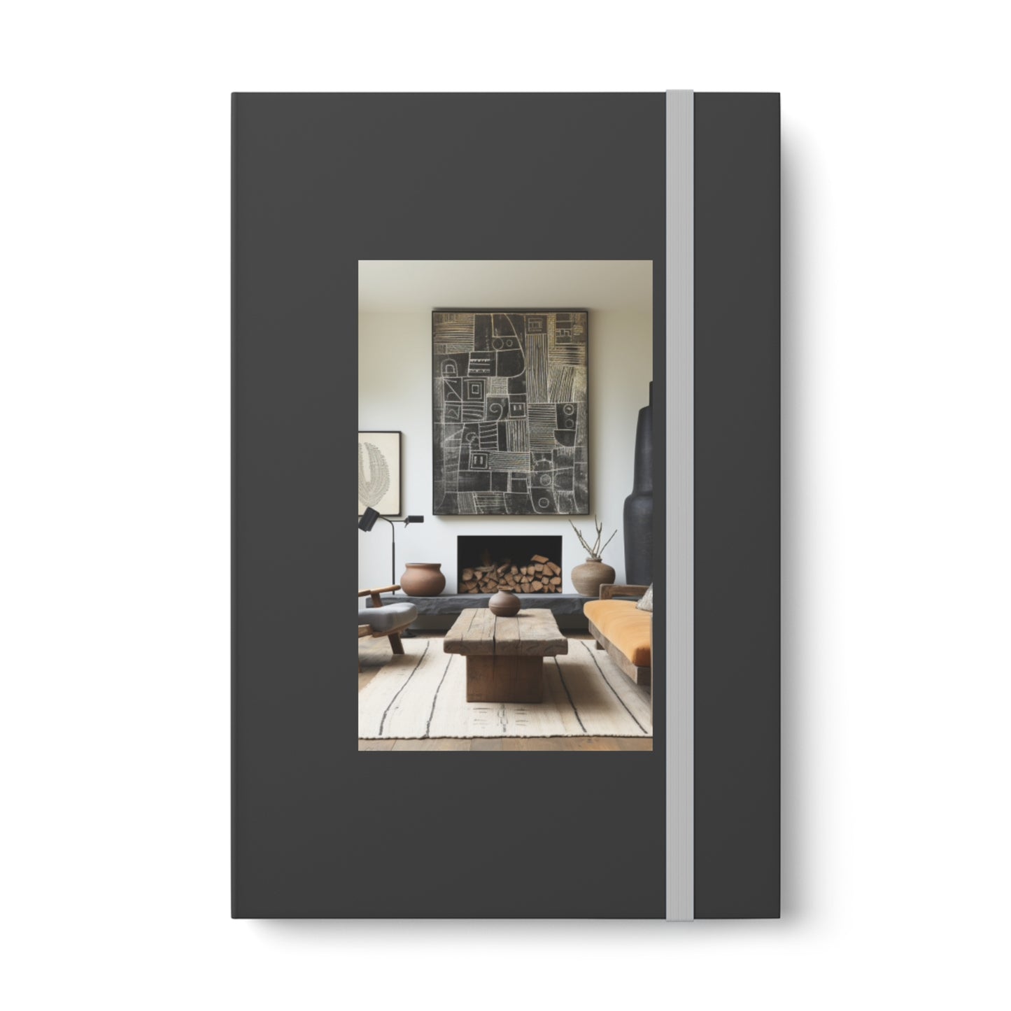 Living Space Design Cover Color Contrast Hardback Journal