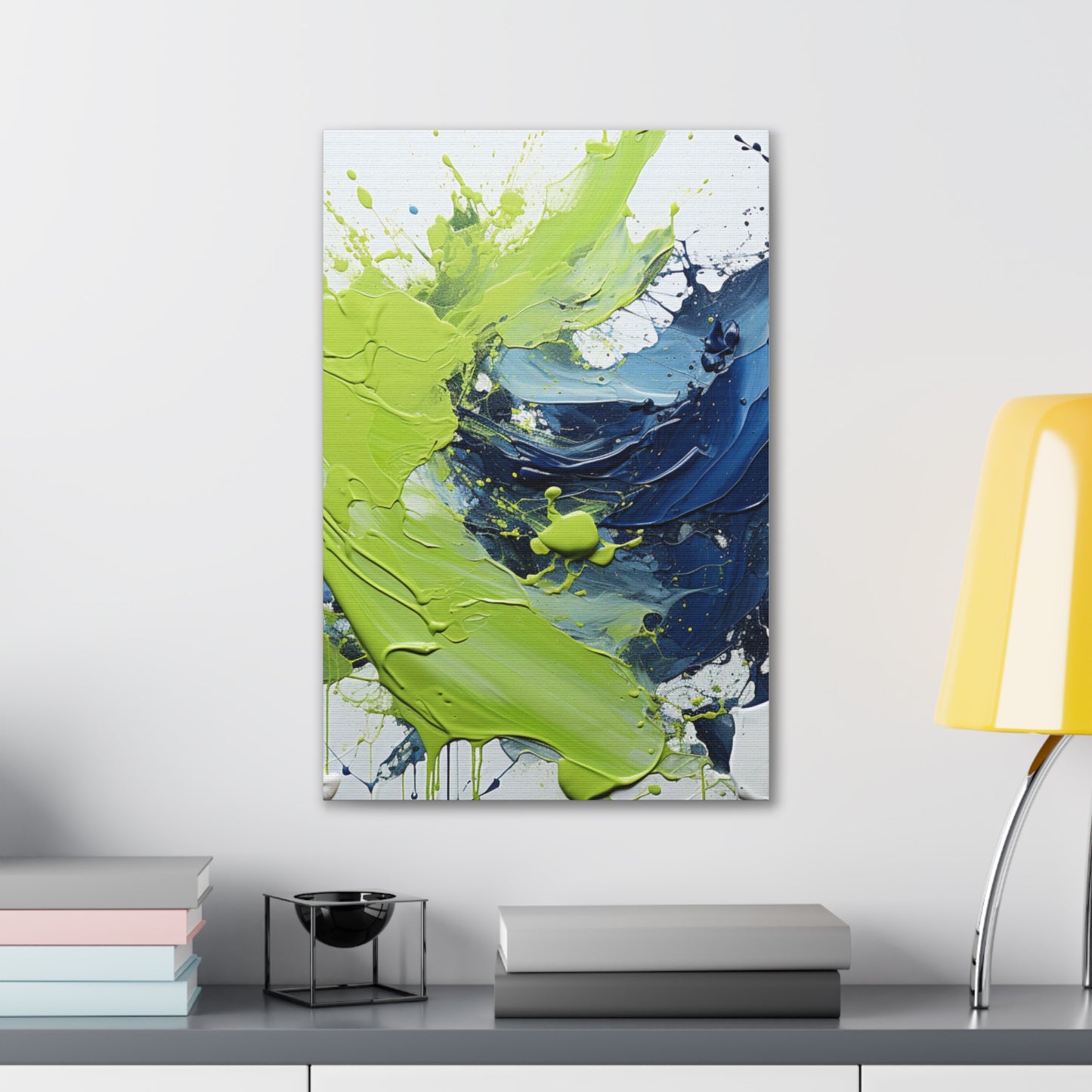 Acrylic Abstract Canvas Print - Richly Textured Artistry