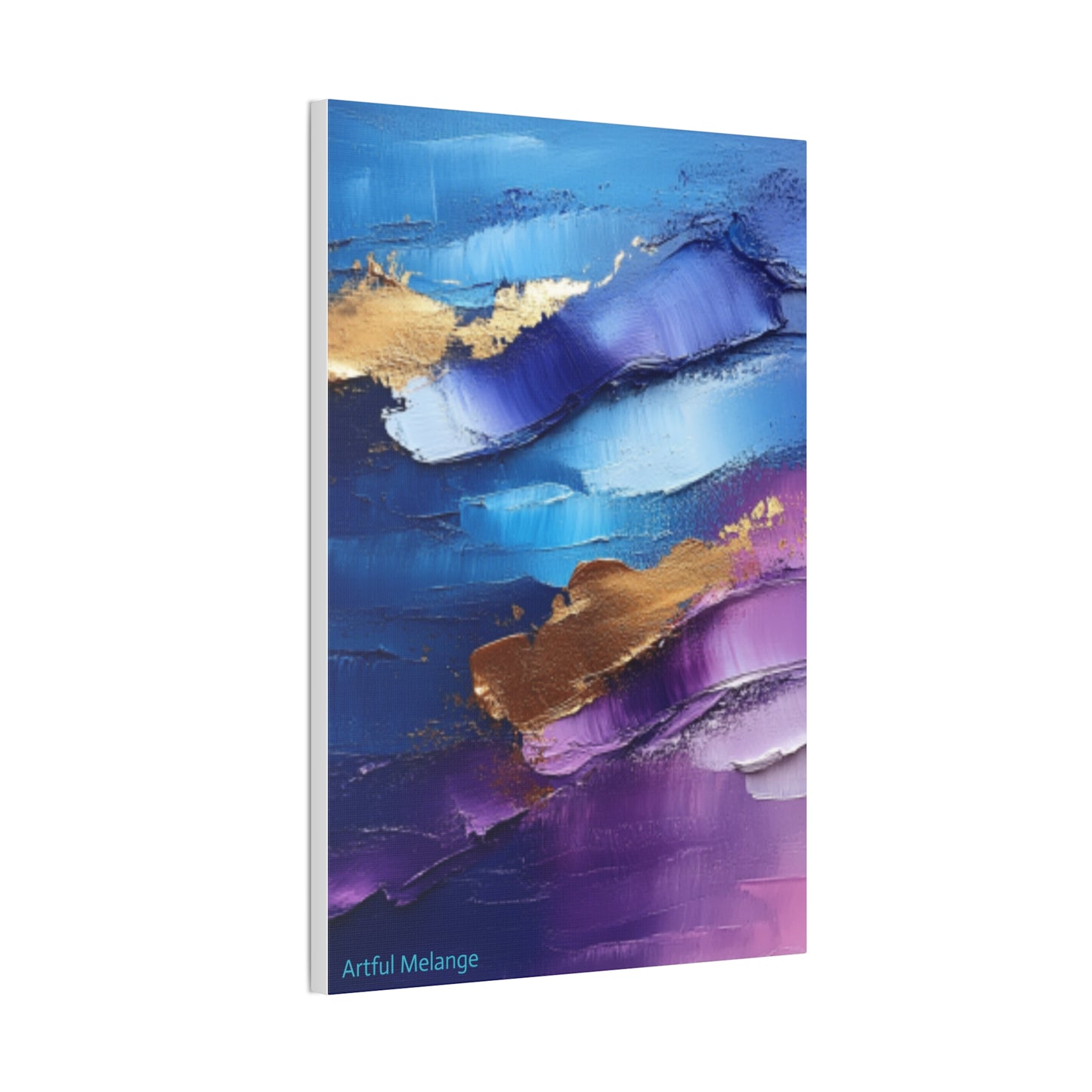 Acrylic Abstract Canvas Print - Richly Textured Artistry