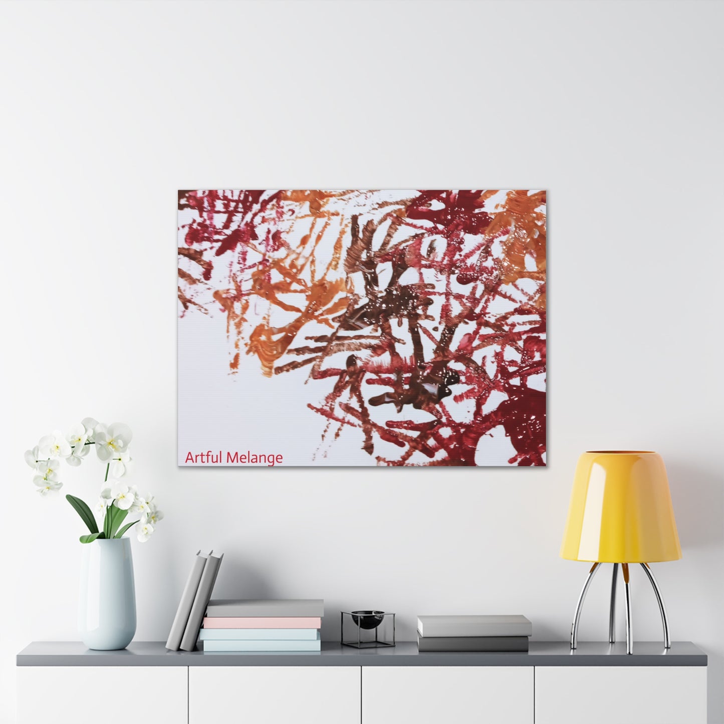 Acrylic Abstract Canvas Print - Richly Textured Artistry