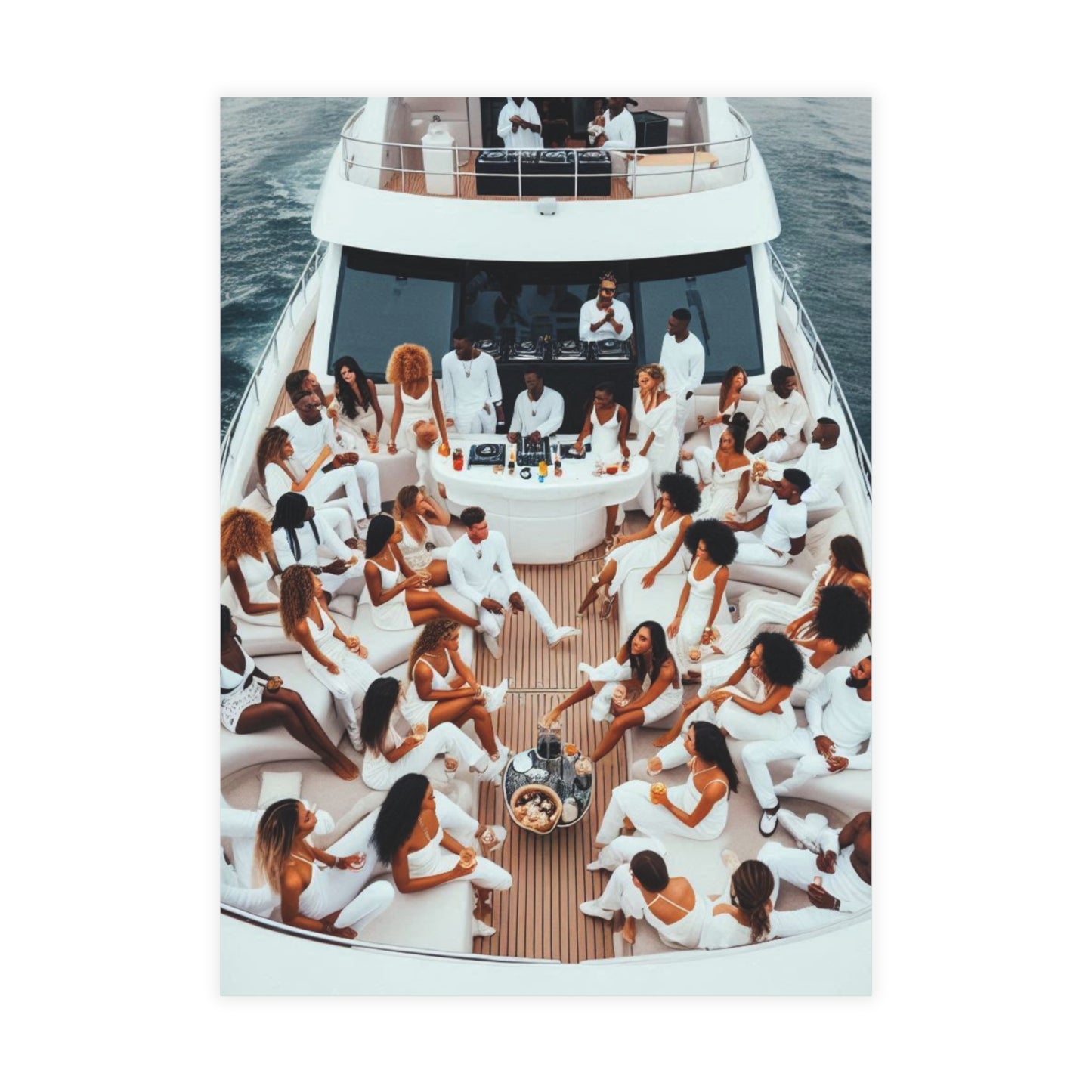 Sail & Celebrate: A Day of Elegance Yacht/Boat Party Invitation Bundles (envelopes included)