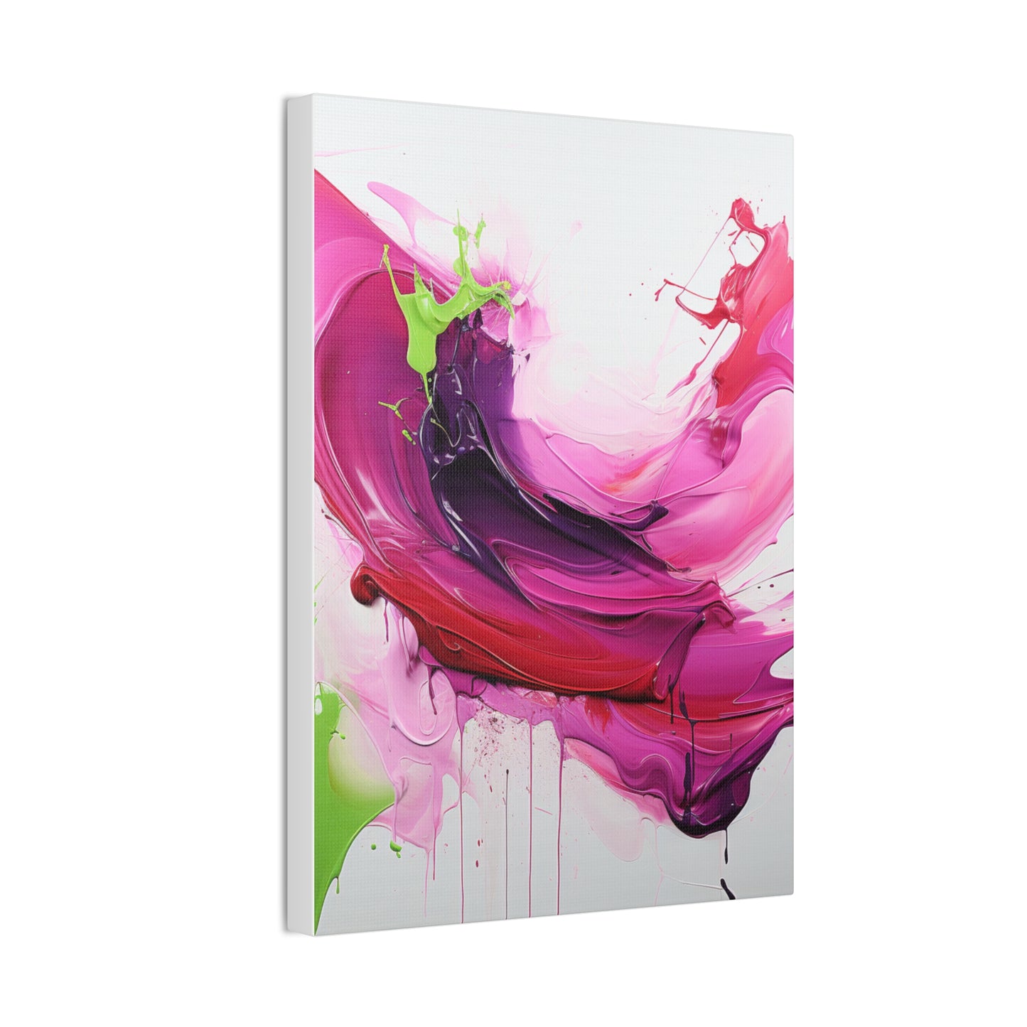 Acrylic Abstract Canvas Print - Richly Textured Artistry