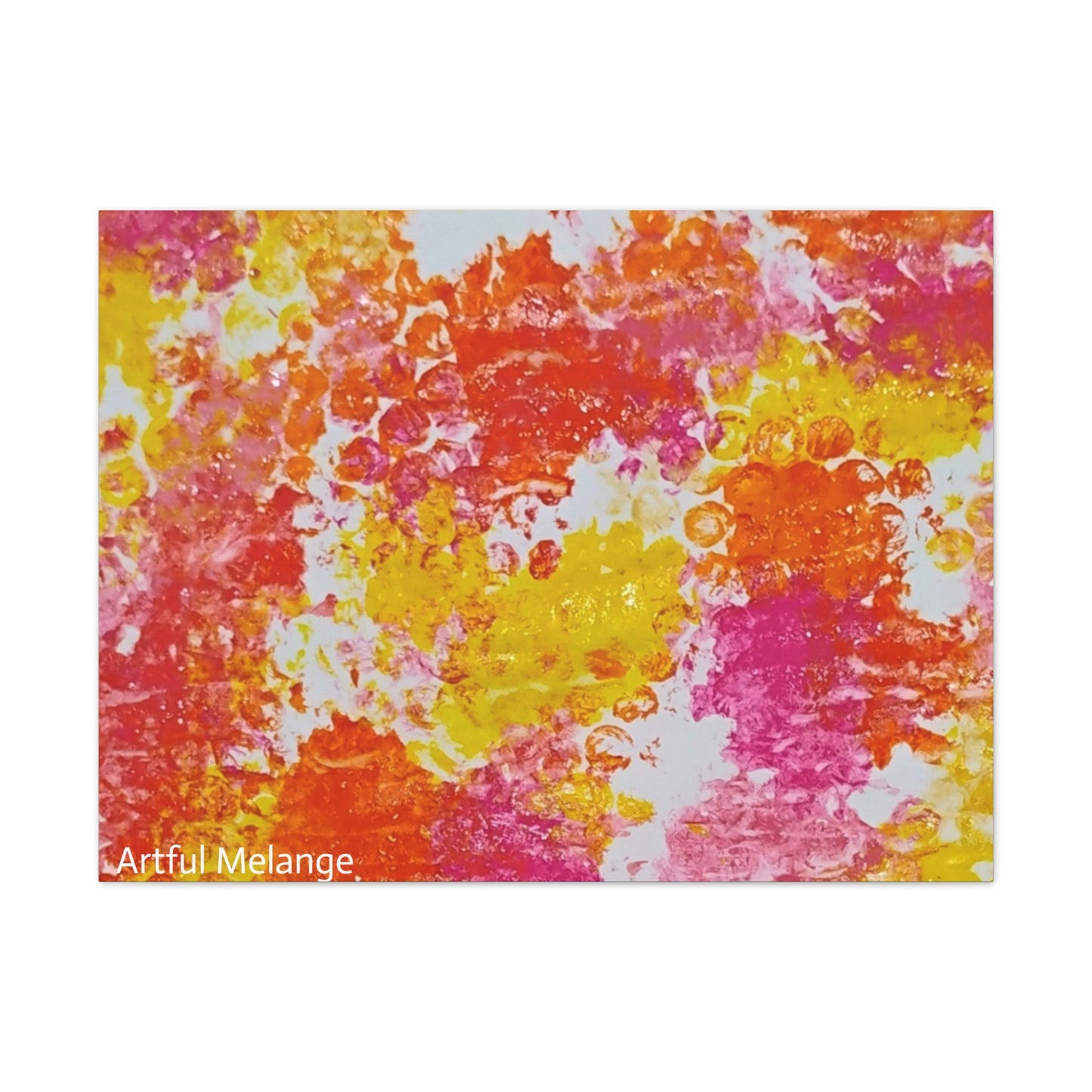 Acrylic Abstract Canvas Print - Richly Textured Artistry