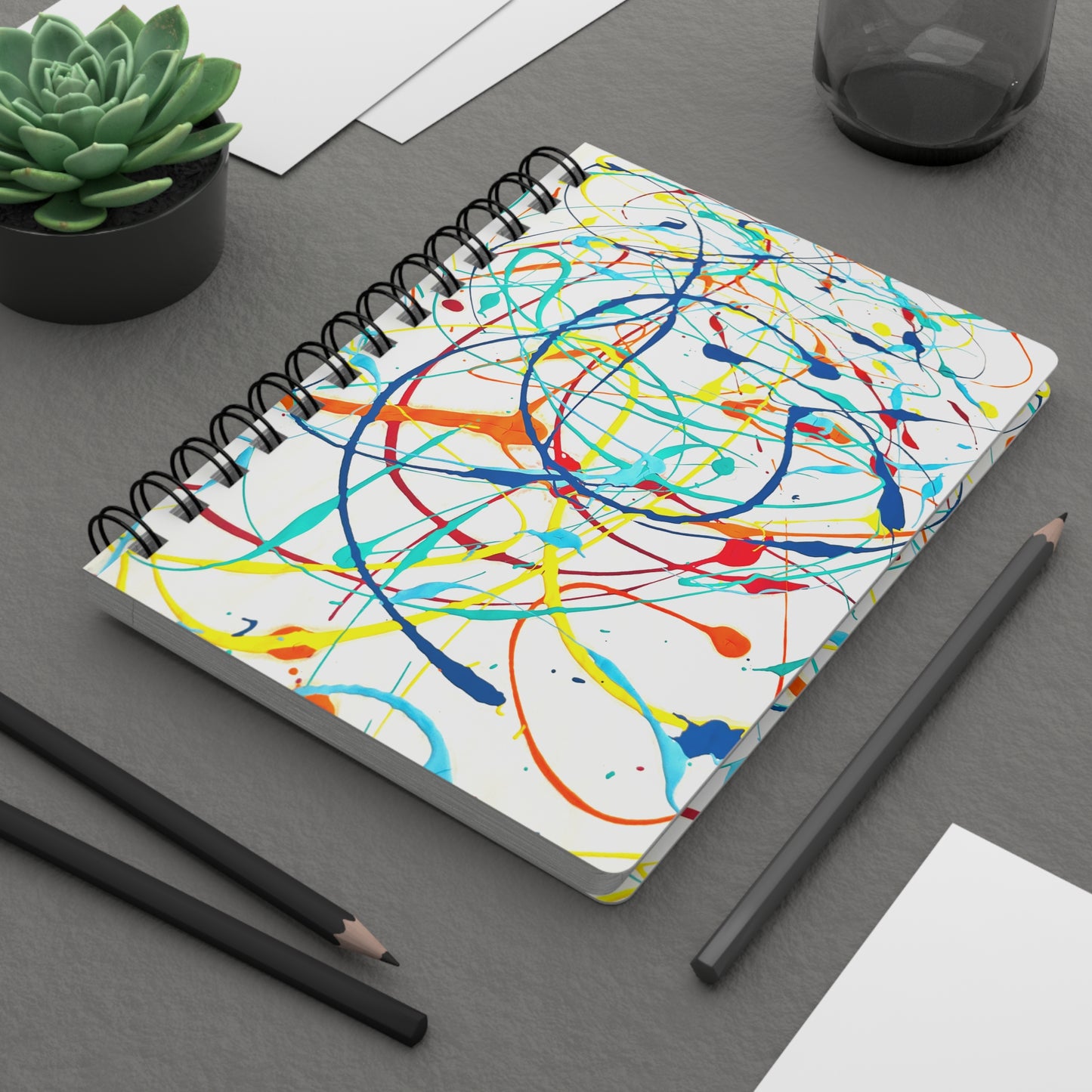 Vivid Canvas Chronicles Spiral Bound Journal