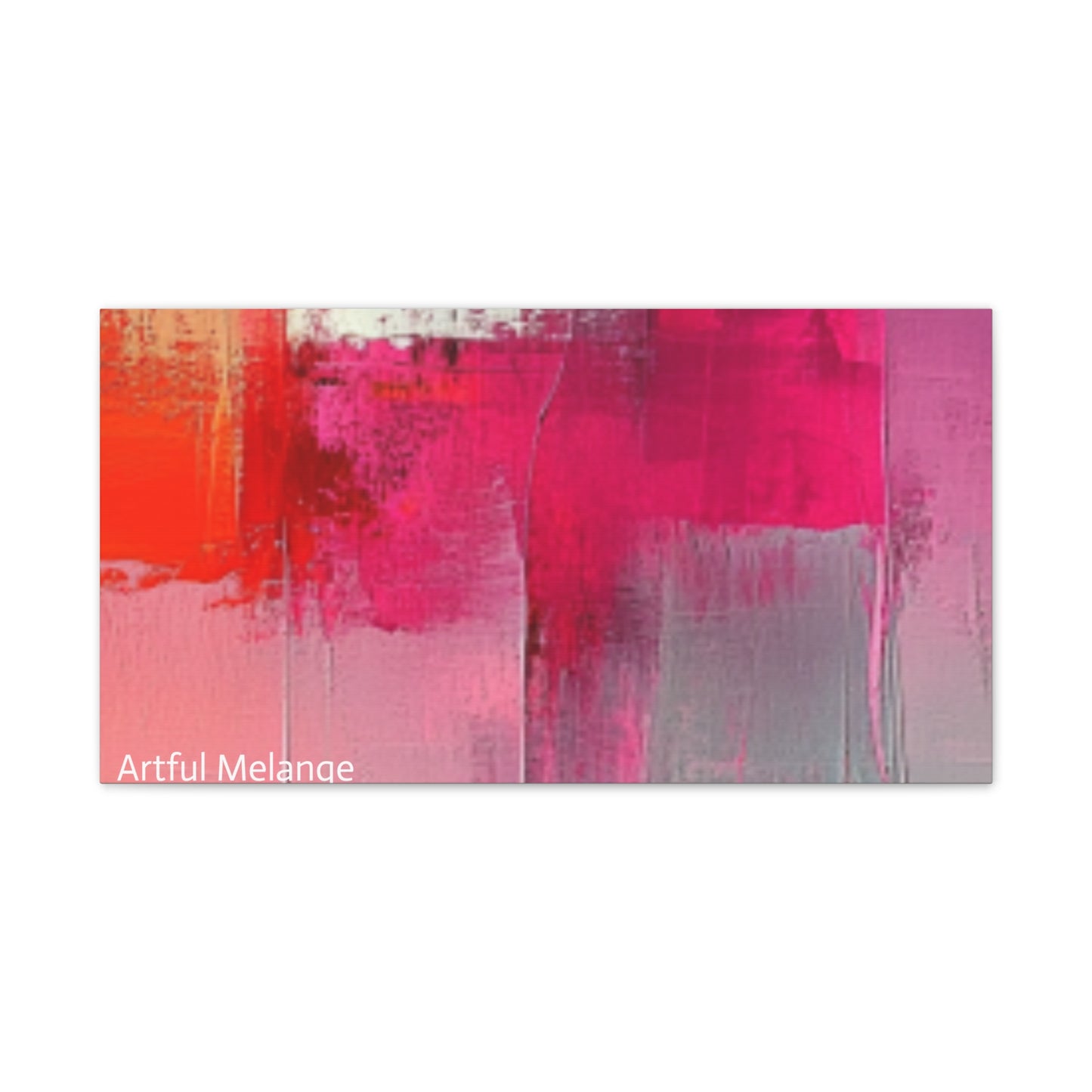 Acrylic Abstract Canvas Print - Richly Textured Artistry