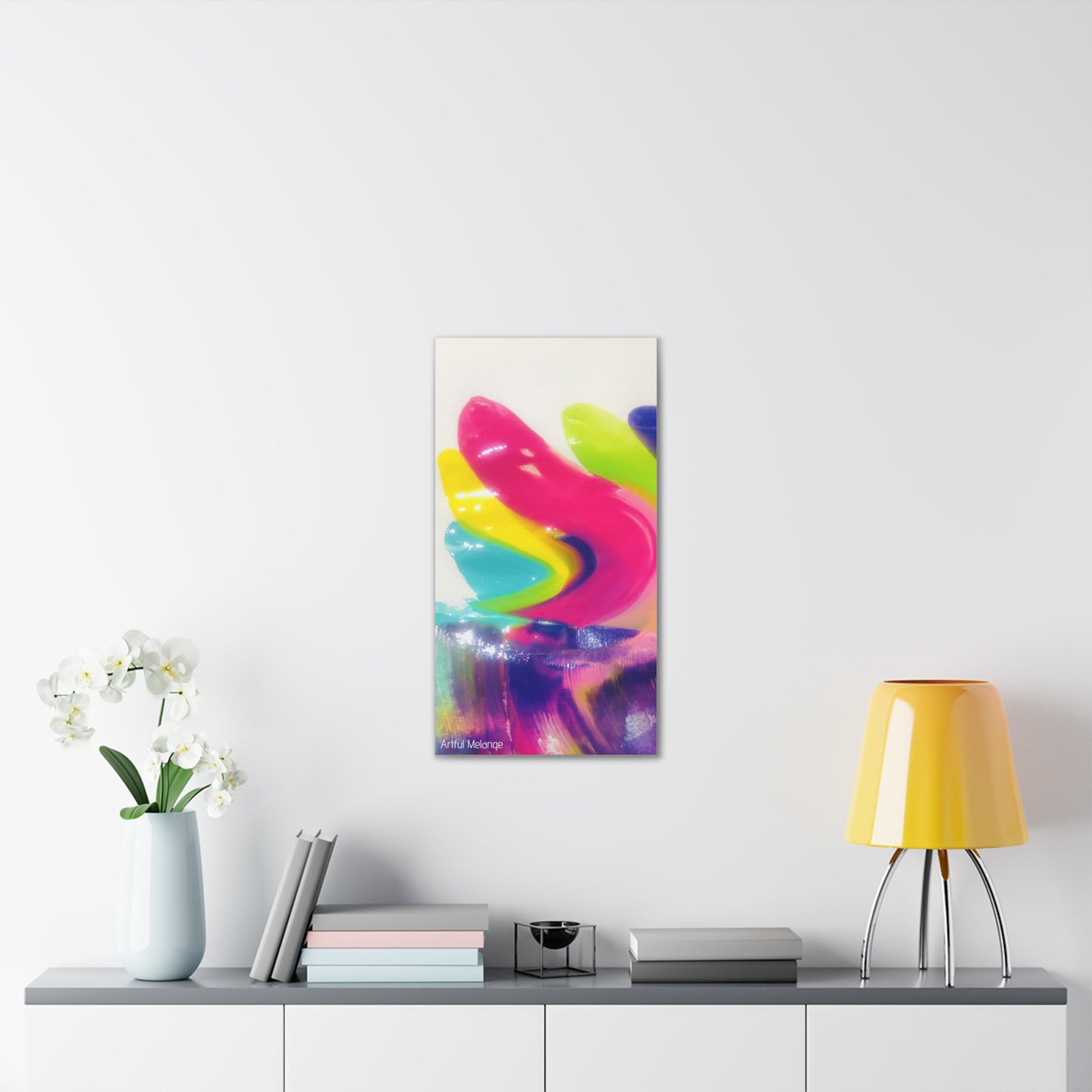 Primary Elegance: A Symphony of Sophistication Canvas Print