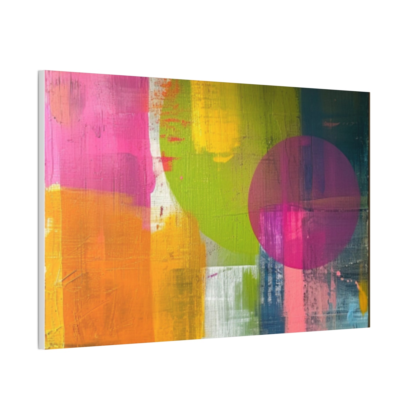 Primary Elegance: A Symphony of Sophistication Canvas Print