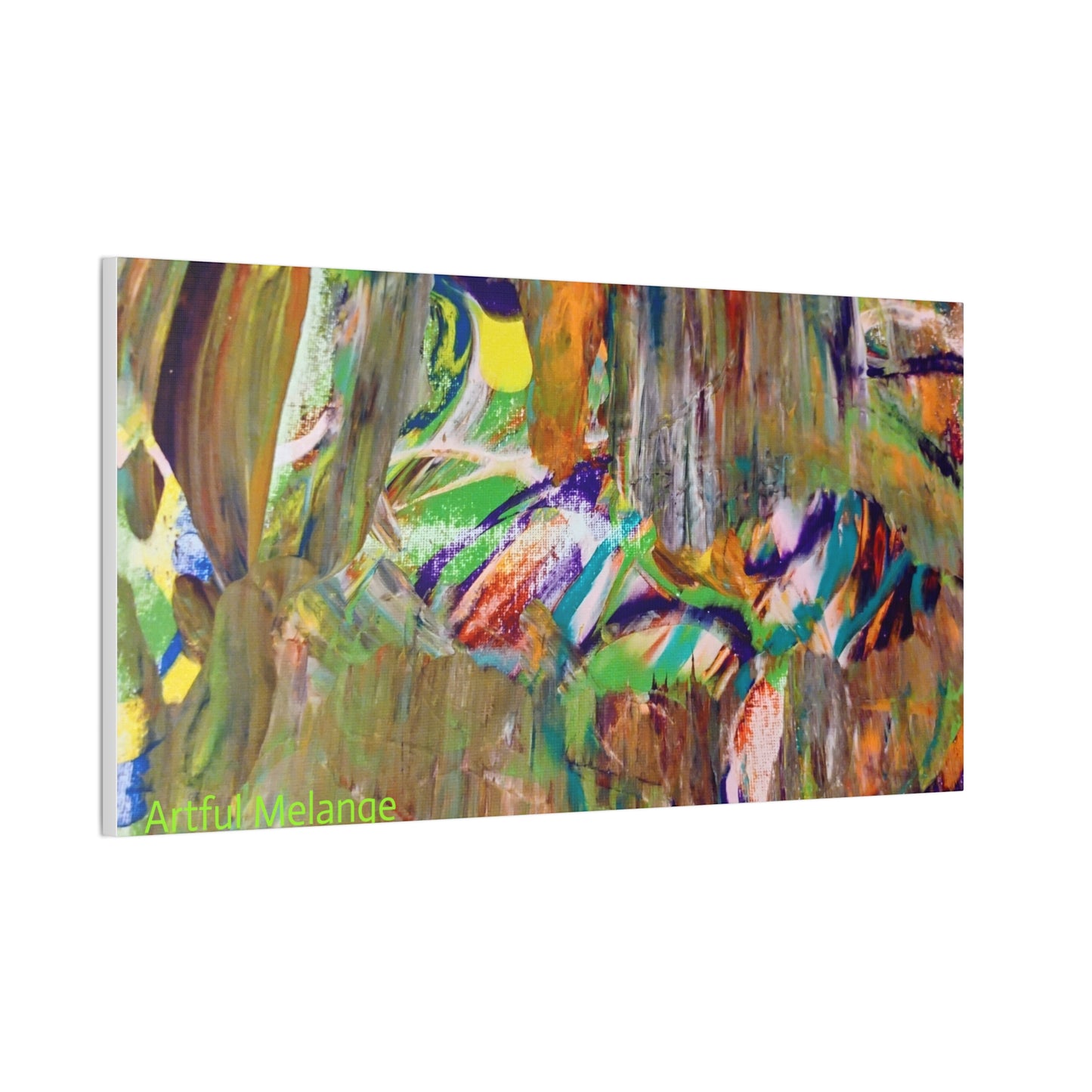 Acrylic Abstract Canvas Print - Richly Textured Artistry