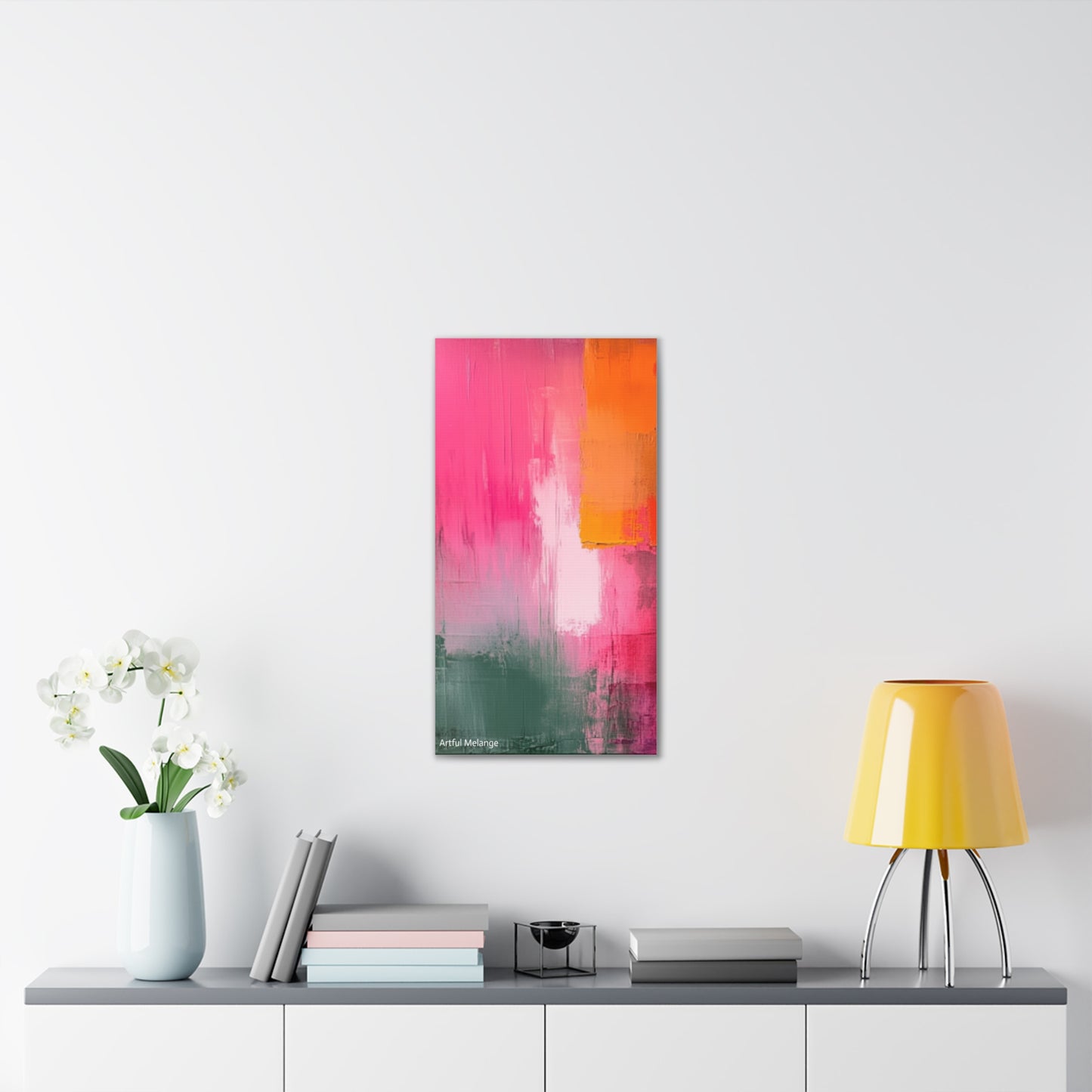 Acrylic Abstract Canvas Print - Richly Textured Artistry