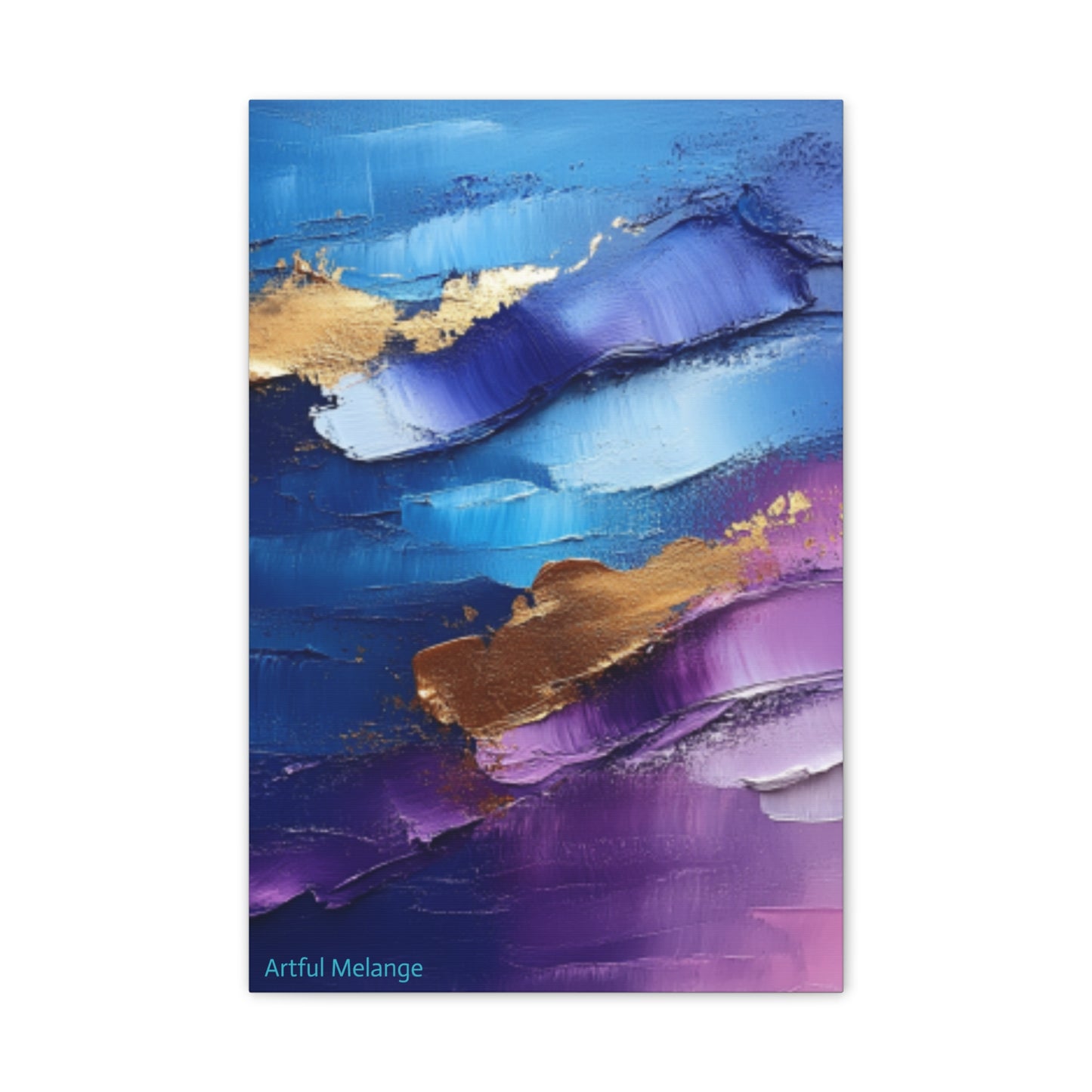 Acrylic Abstract Canvas Print - Richly Textured Artistry