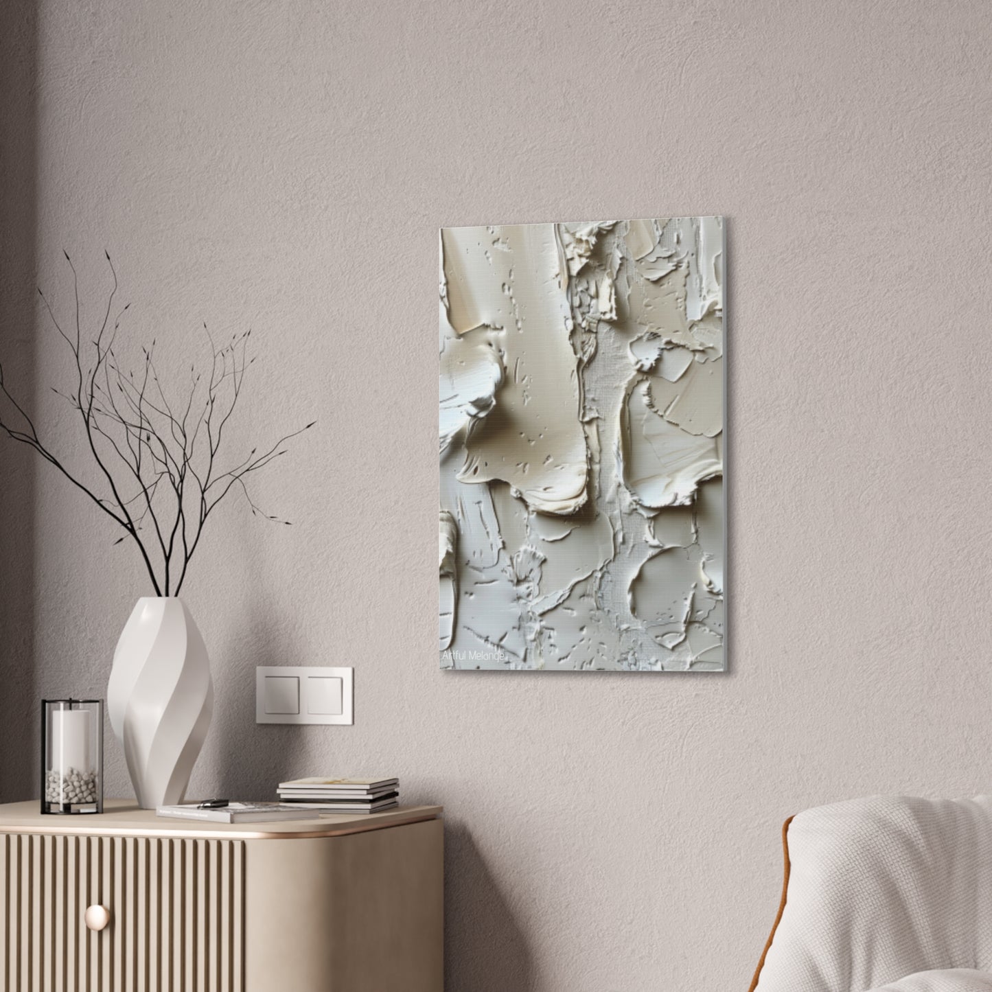 Primary Elegance: A Symphony of Sophistication Canvas Print