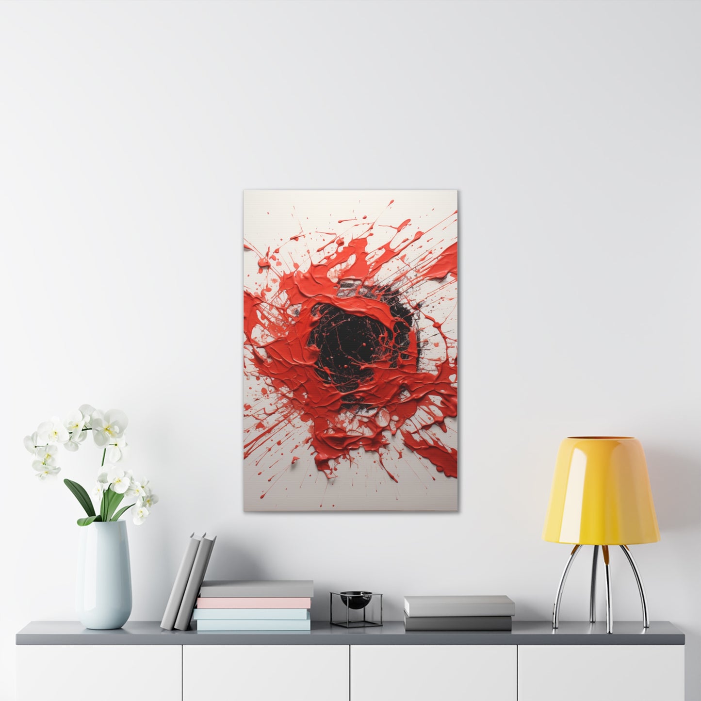 Acrylic Abstract Canvas Print - Richly Textured Artistry