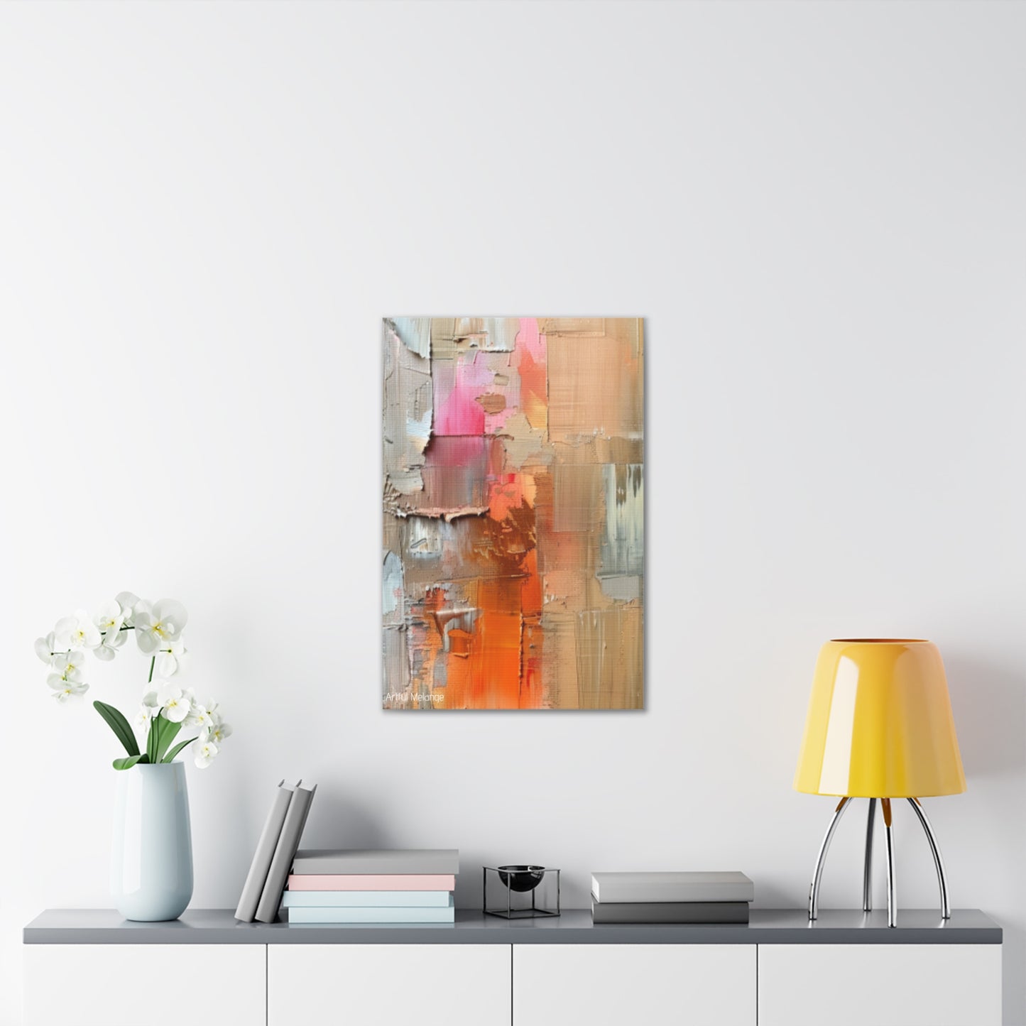 Primary Elegance: A Symphony of Sophistication Canvas Print