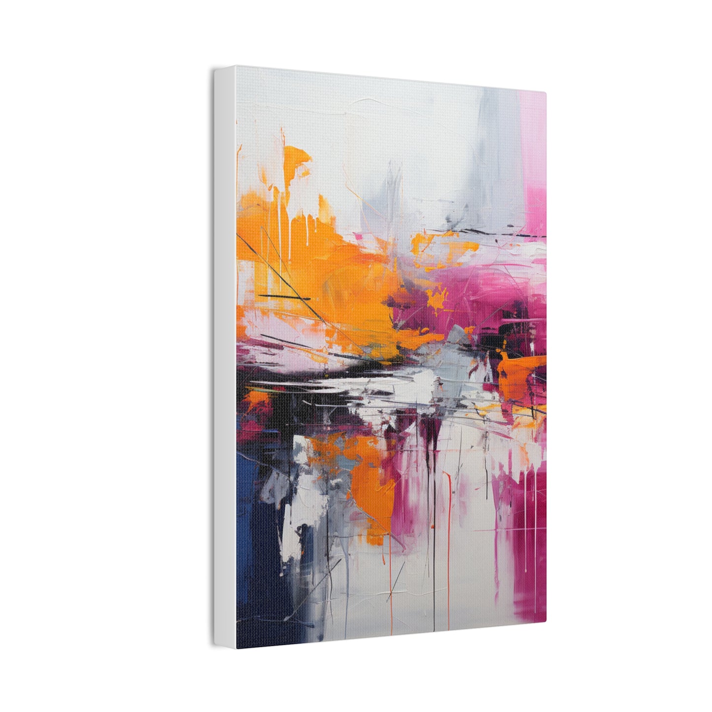 Primary Elegance: A Symphony of Sophistication Canvas Print