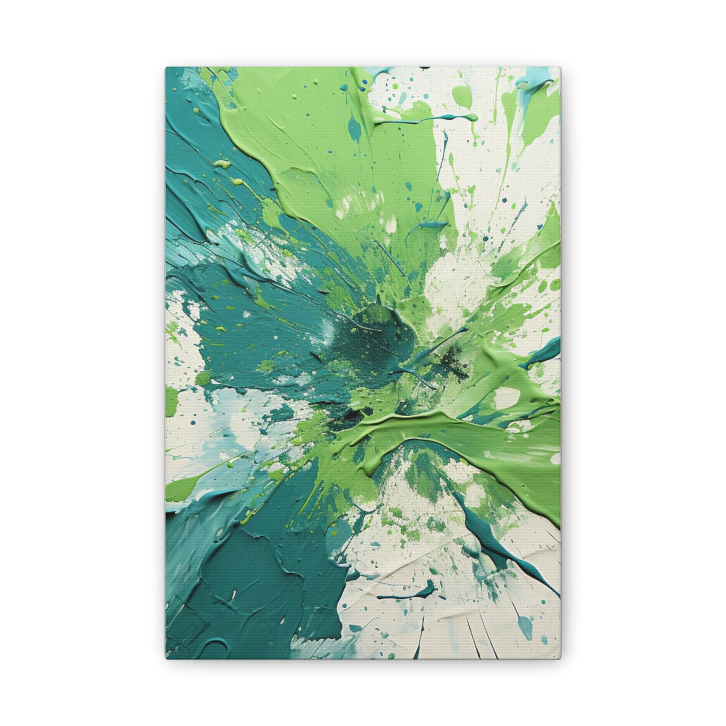 Acrylic Abstract Canvas Print - Richly Textured Artistry