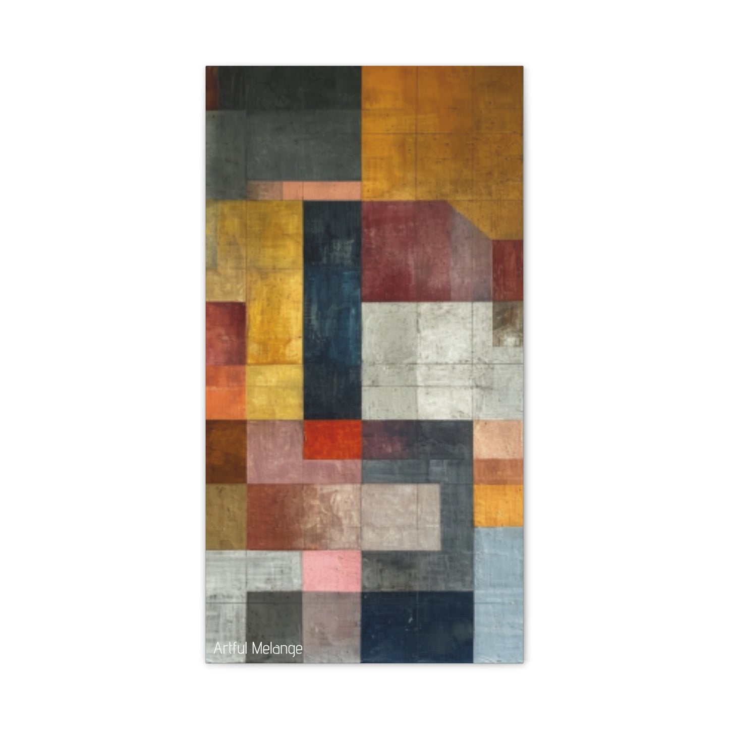 Primary Elegance: A Symphony of Sophistication Canvas Print