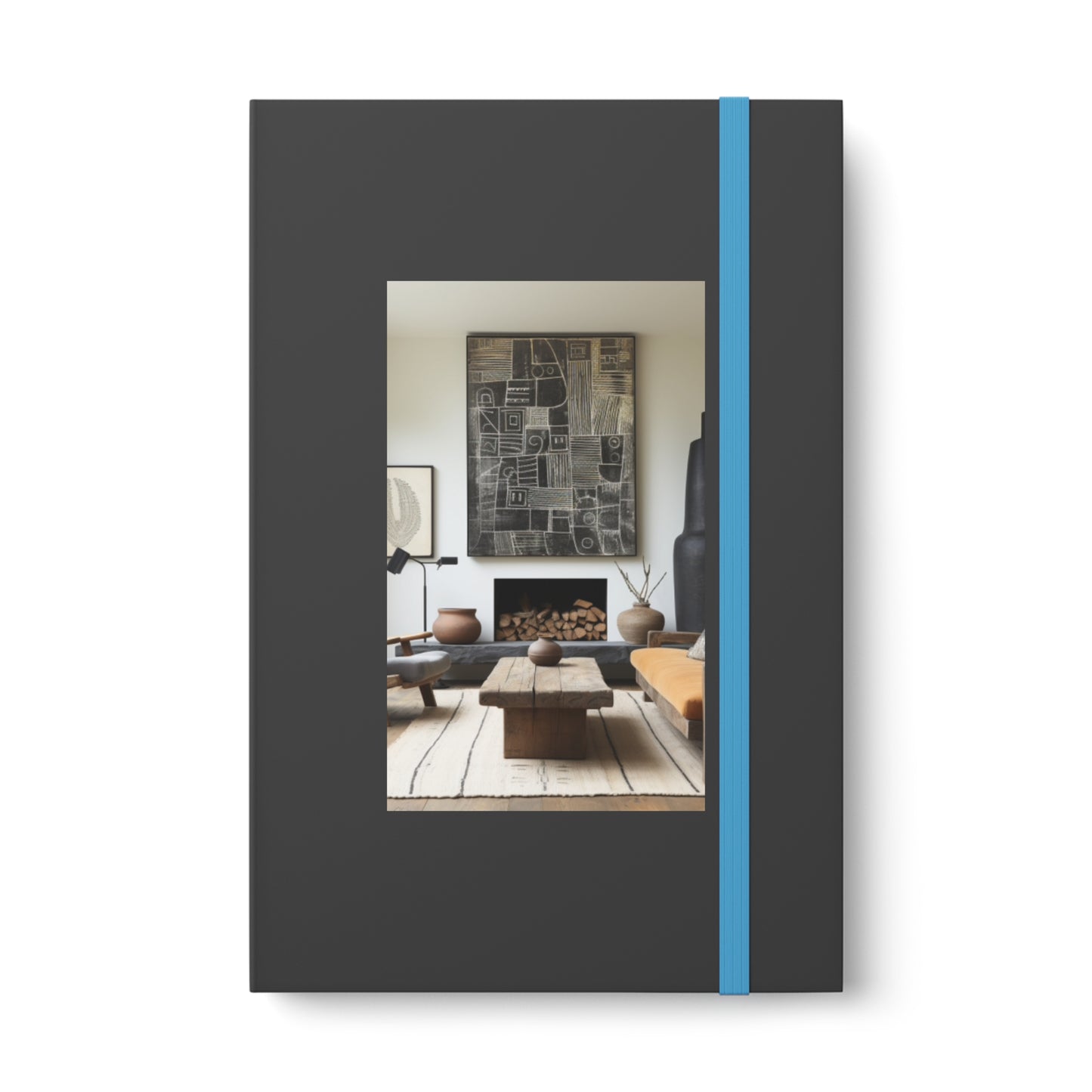 Living Space Design Cover Color Contrast Hardback Journal