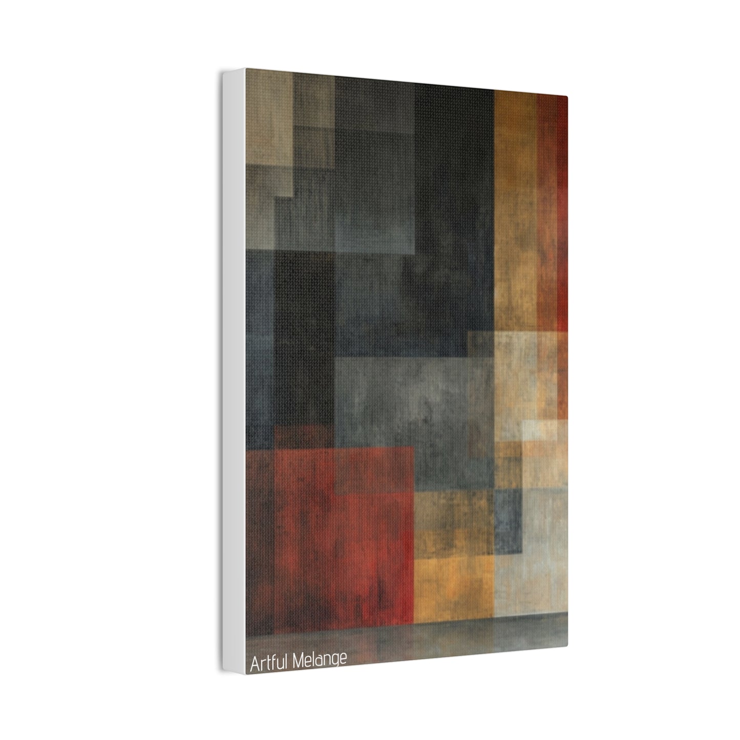 Primary Elegance: A Symphony of Sophistication Canvas Print