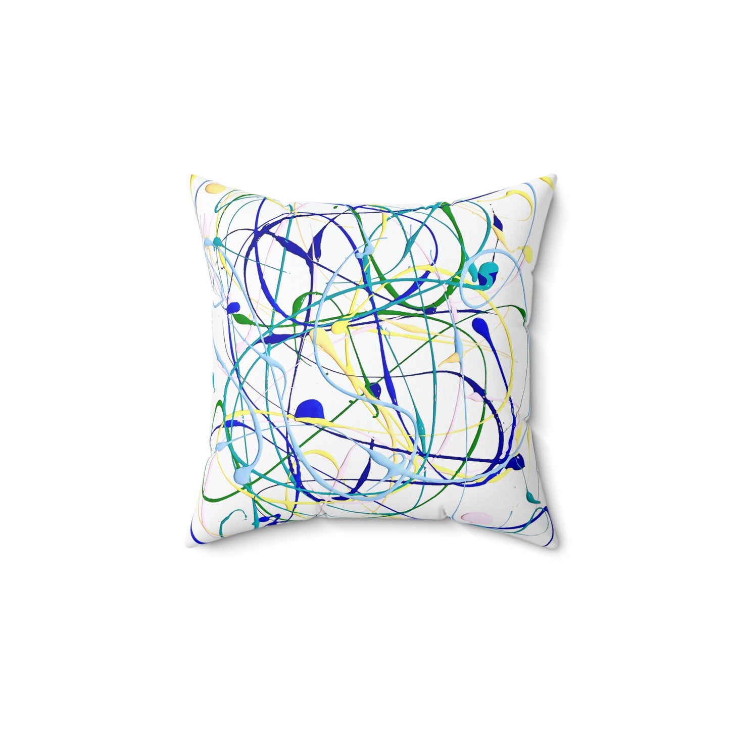 Artistic Abstractions: Abstract Acrylic Art Pillows Collection