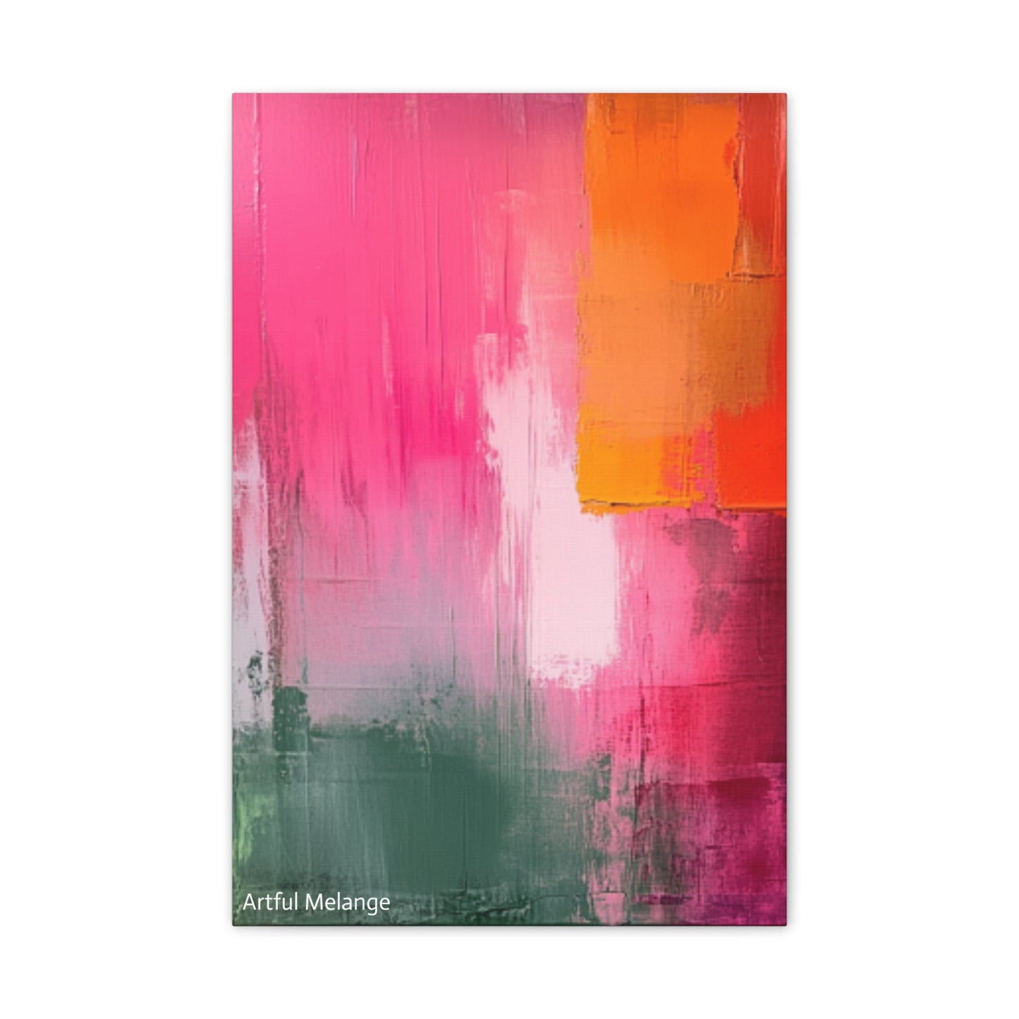 Acrylic Abstract Canvas Print - Richly Textured Artistry