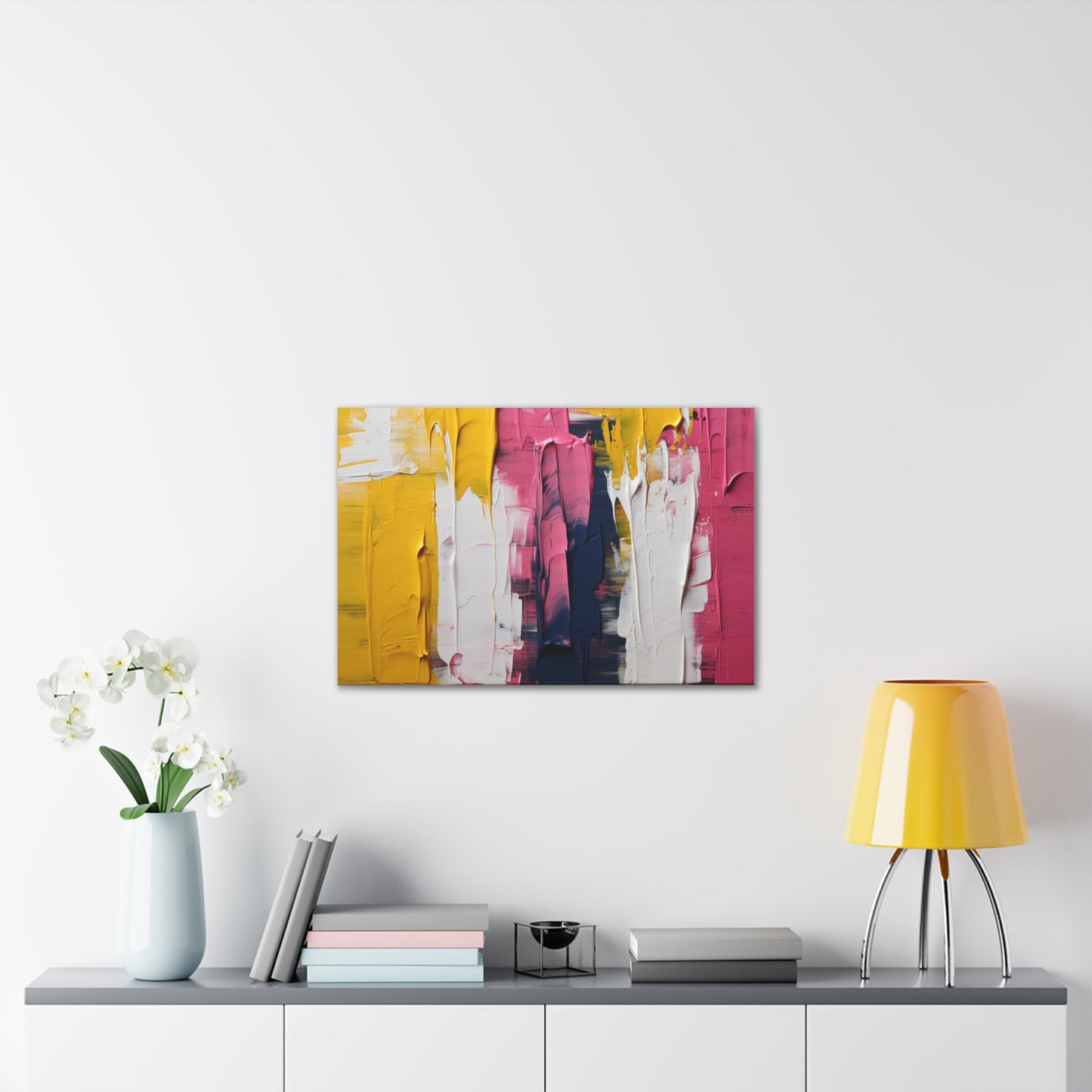 Primary Elegance: A Symphony of Sophistication Canvas Print