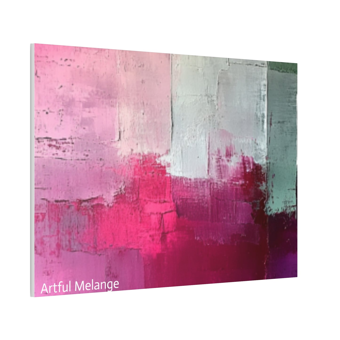 Acrylic Abstract Canvas Print - Richly Textured Artistry