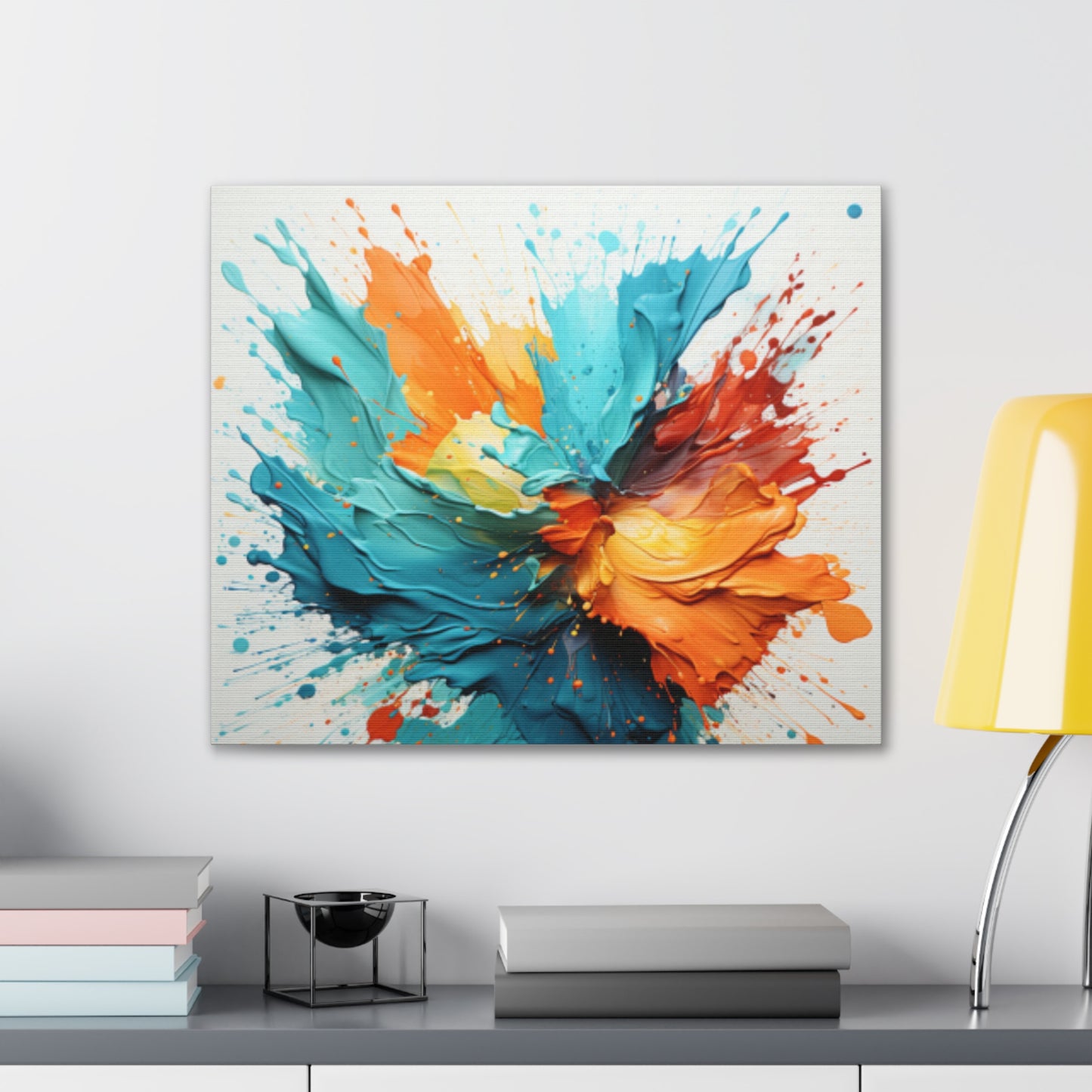 Primary Elegance: A Symphony of Sophistication Canvas Print