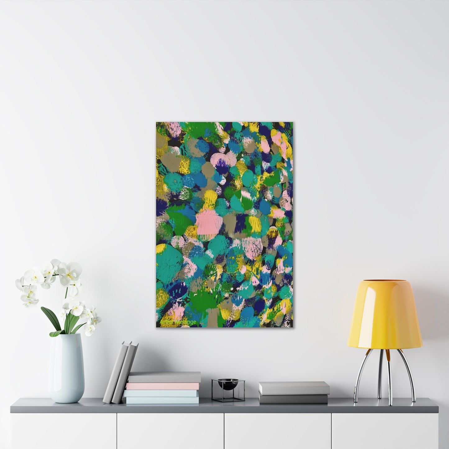 Acrylic Abstract Canvas Print - Richly Textured Artistry