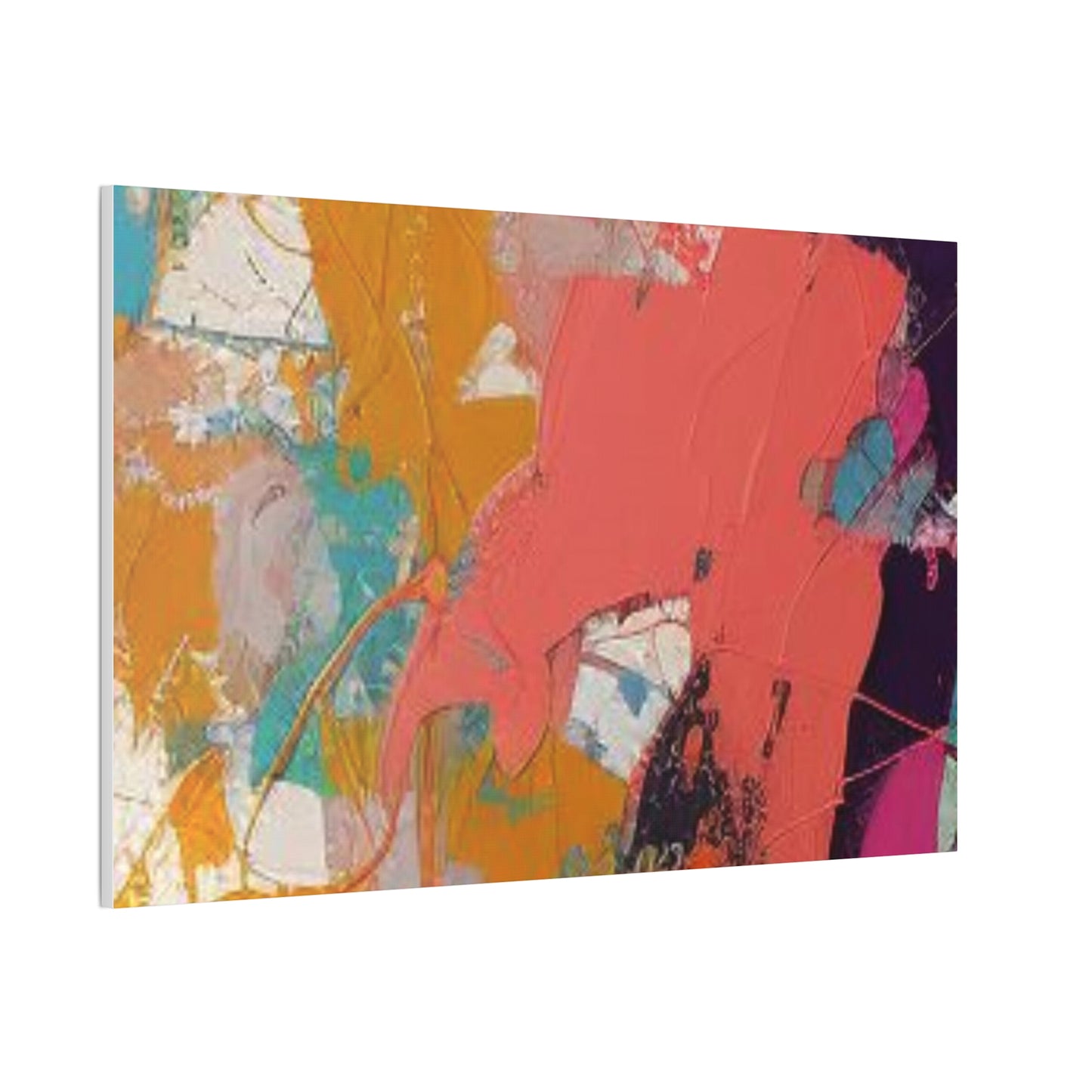 Primary Elegance: A Symphony of Sophistication Canvas Print