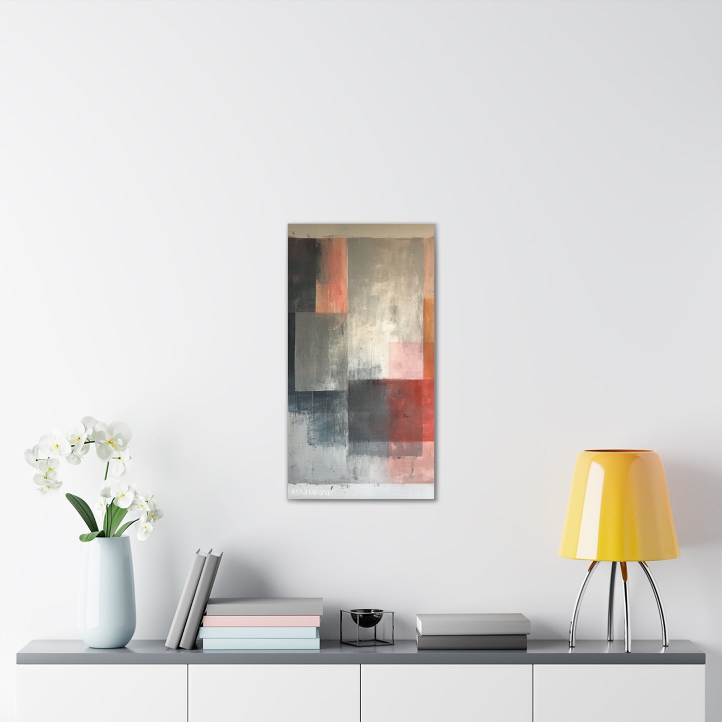 Primary Elegance: A Symphony of Sophistication Canvas Print