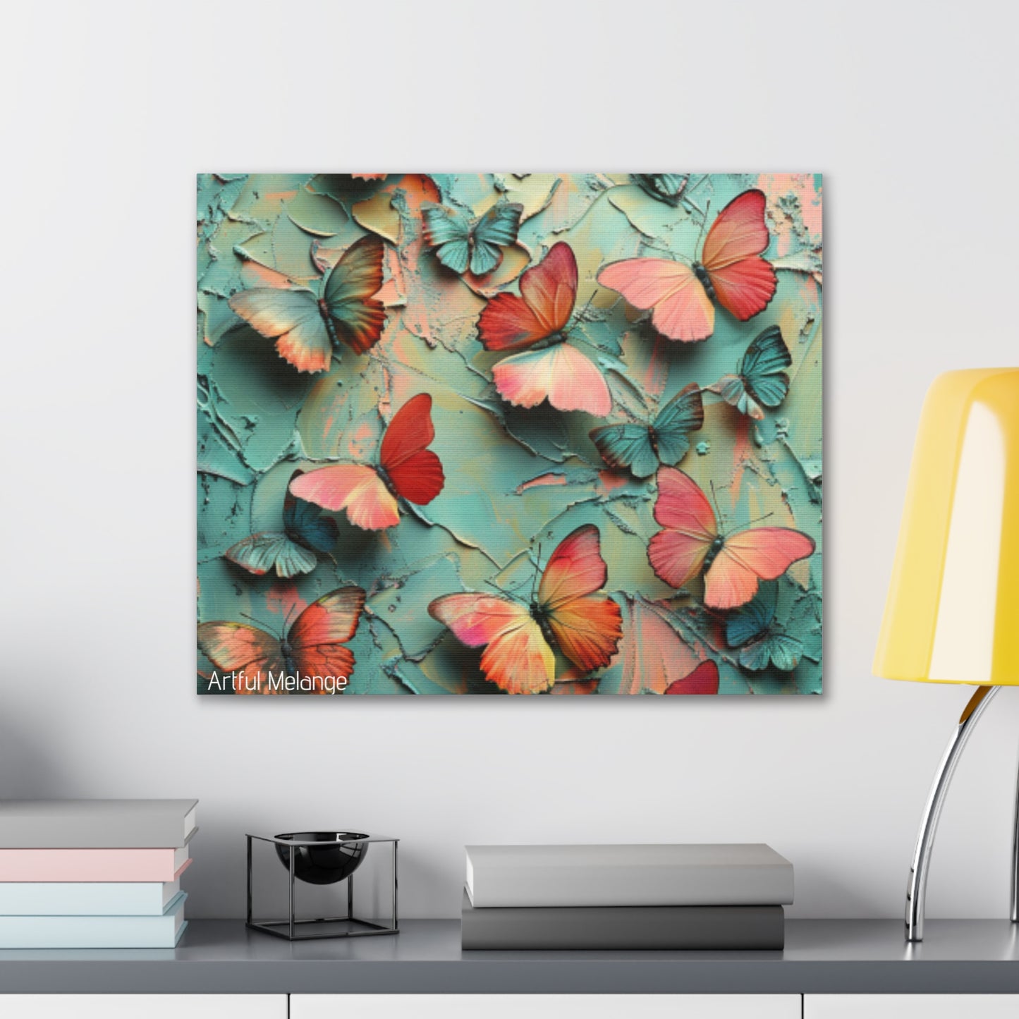 Fluttering Dreams: Butterfly Canvas Print Collection