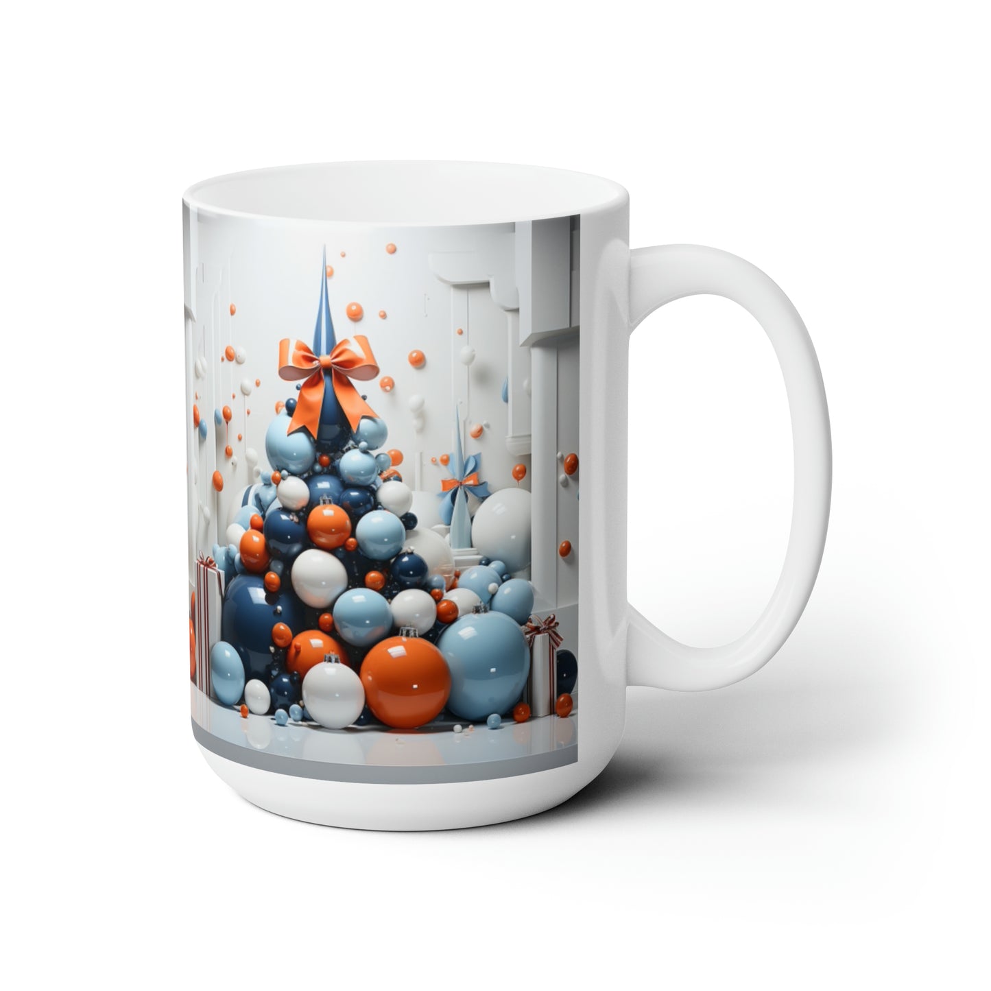 Cozy Holiday Mugs: Embrace the Season with Our Festive Living Scenes 15oz