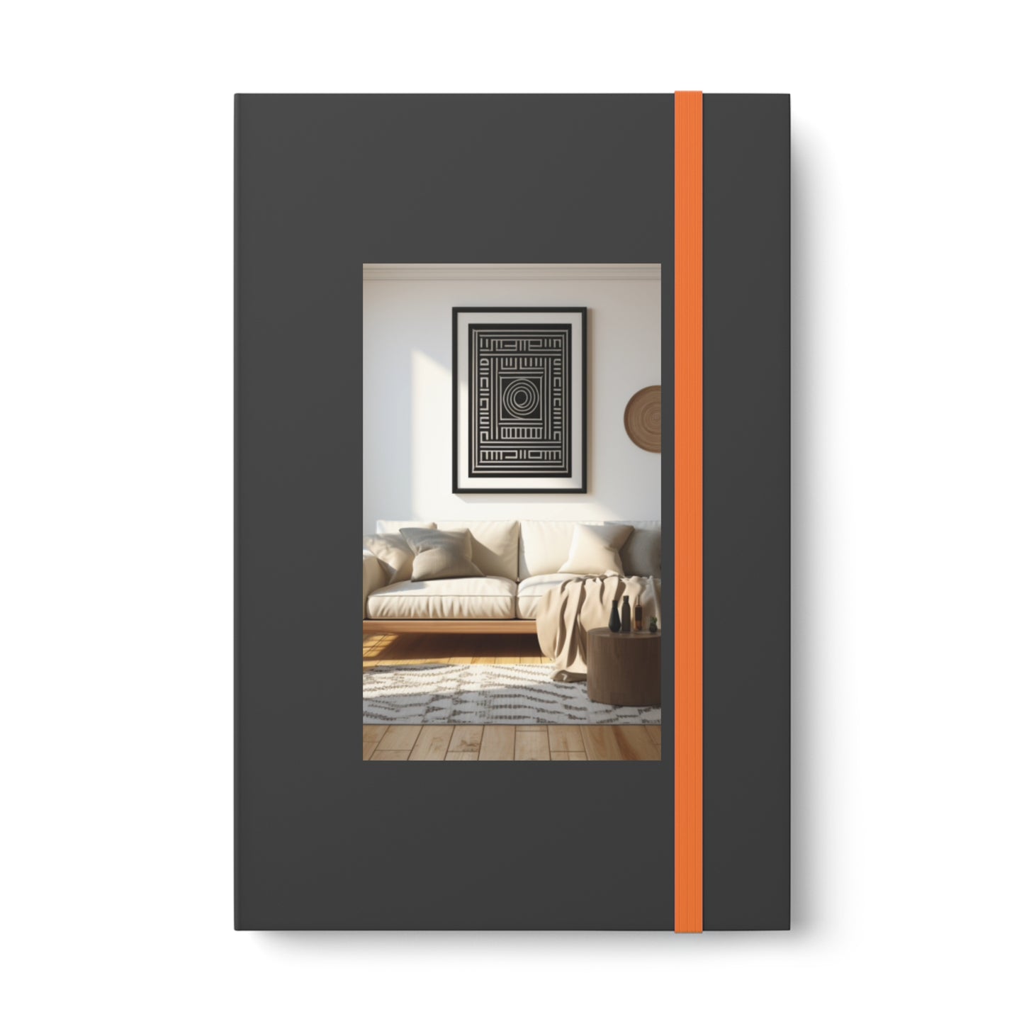 Living Space Design Cover Color Contrast Hardback Journal