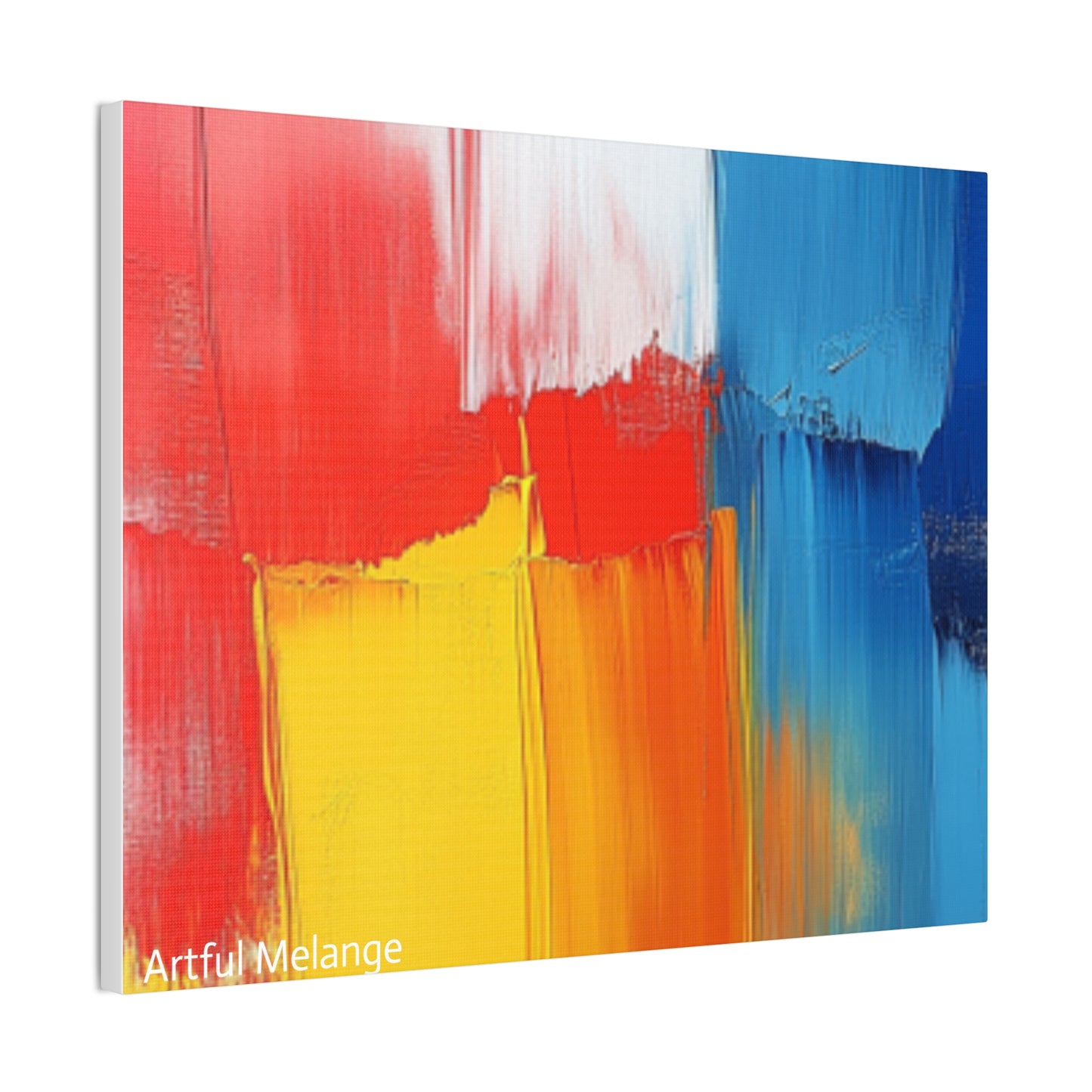 Acrylic Abstract Canvas Print - Richly Textured Artistry