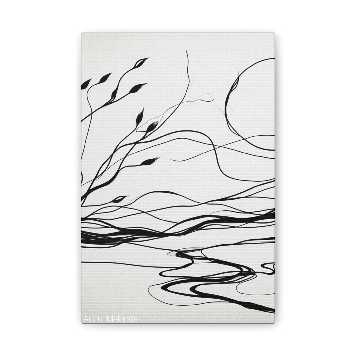 Primary Elegance: A Symphony of Sophistication Canvas Print