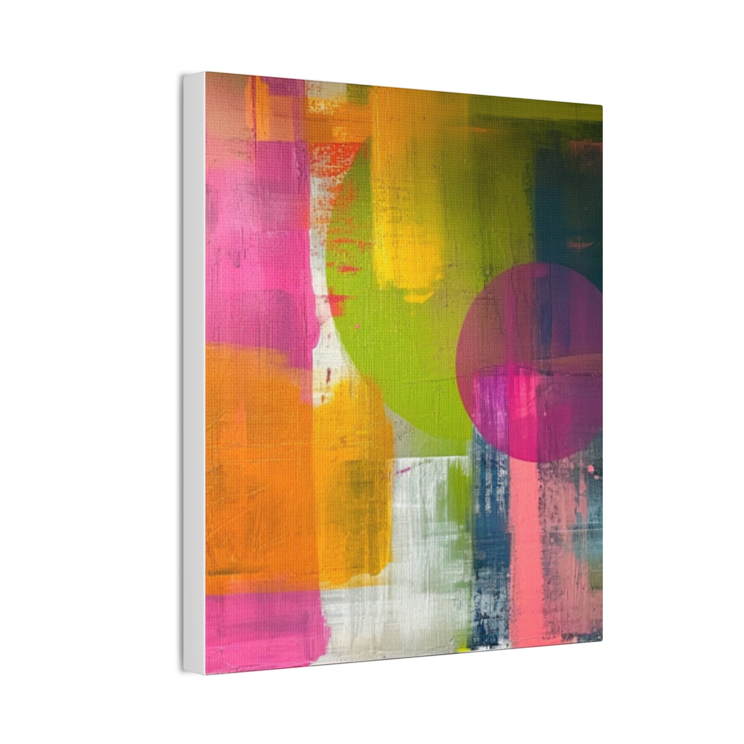 Primary Elegance: A Symphony of Sophistication Canvas Print