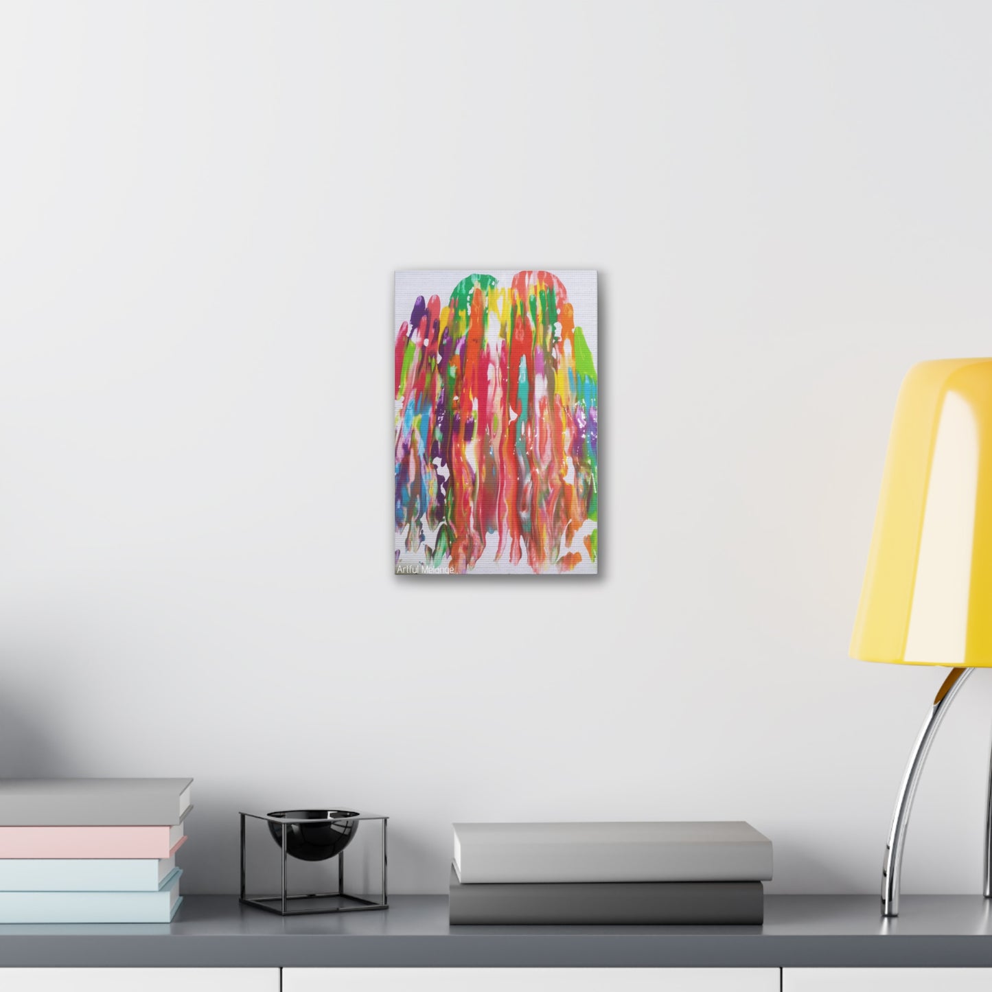 Primary Elegance: A Symphony of Sophistication Canvas Print