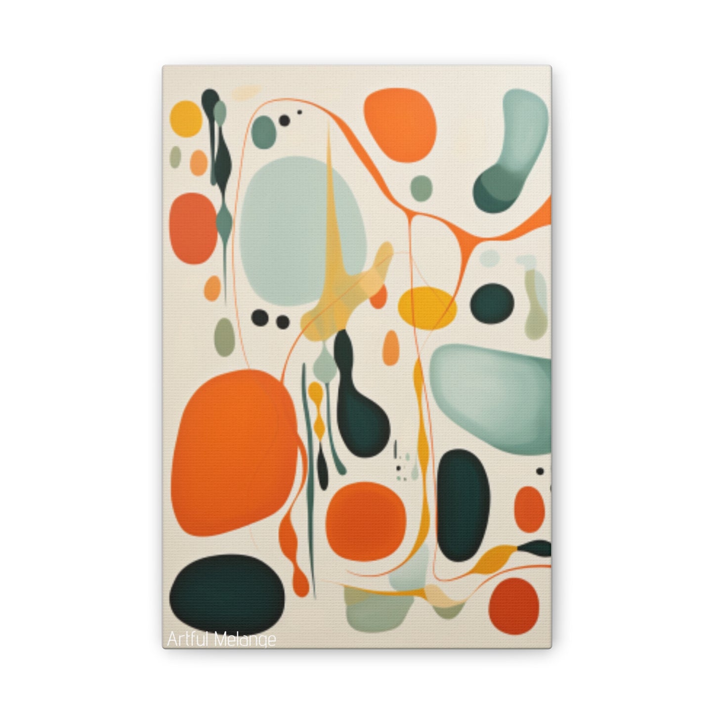 Primary Elegance: A Symphony of Sophistication Canvas Print