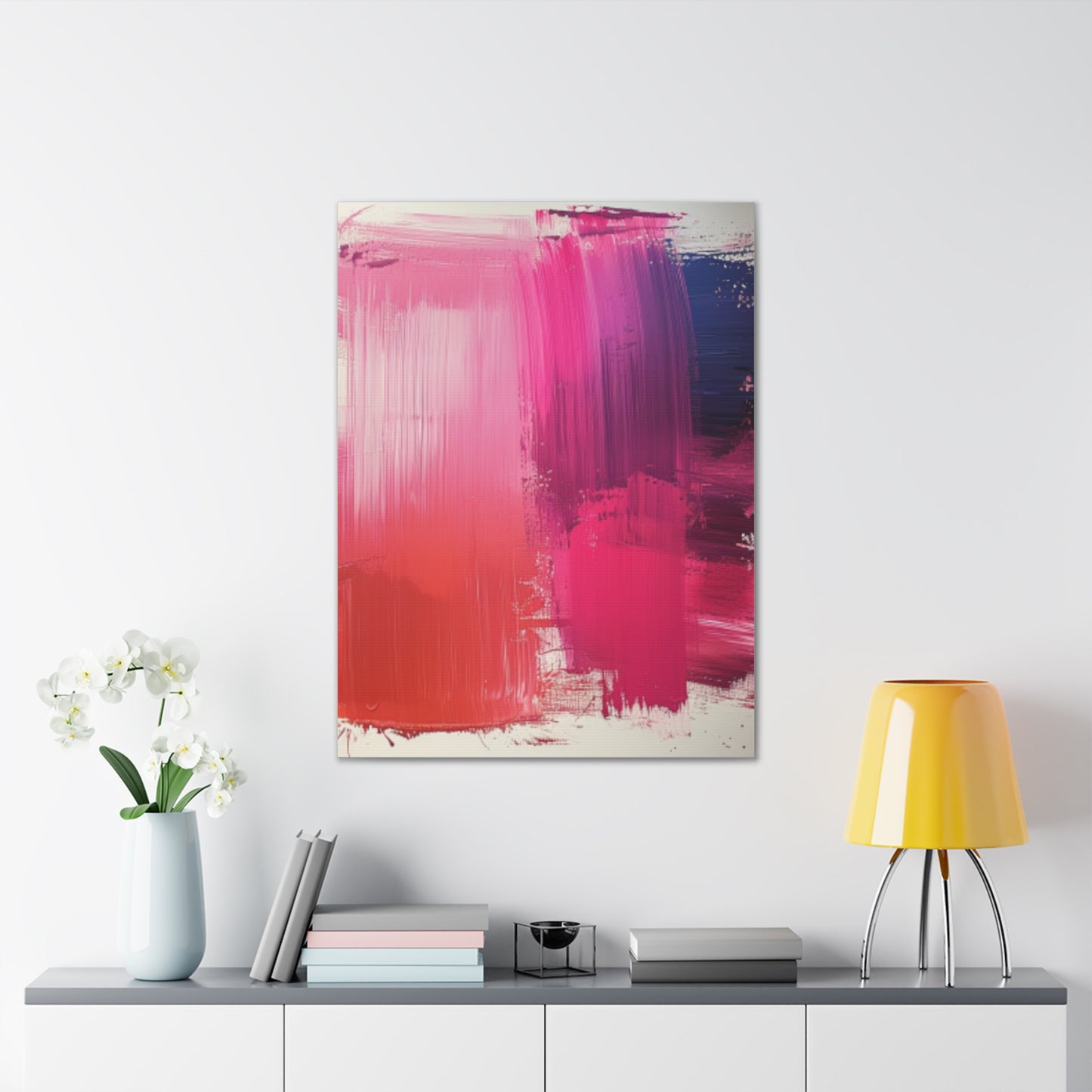 In The Pink: A Symphony of Sophistication Canvas Print