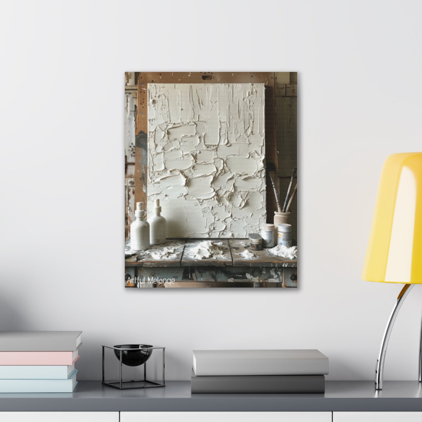 Primary Elegance: A Symphony of Sophistication Canvas Print