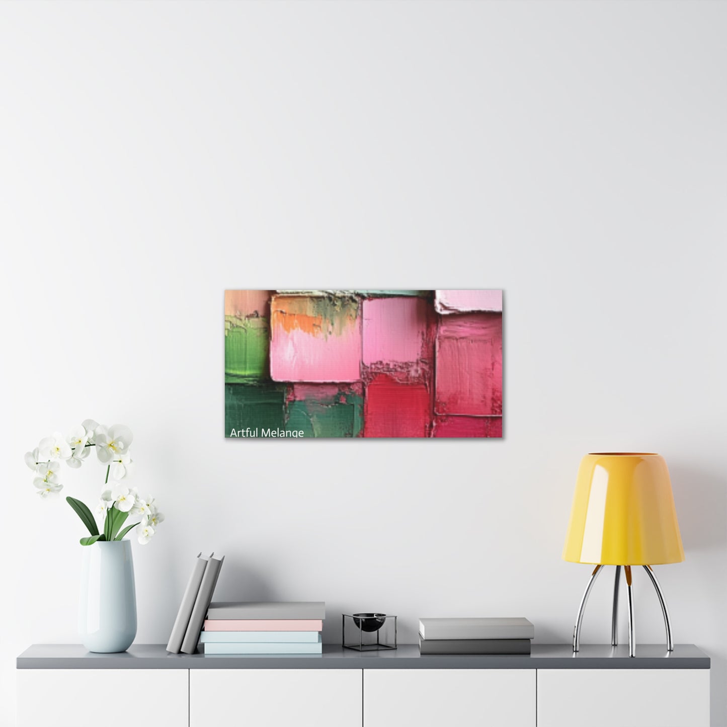 Acrylic Abstract Canvas Print - Richly Textured Artistry