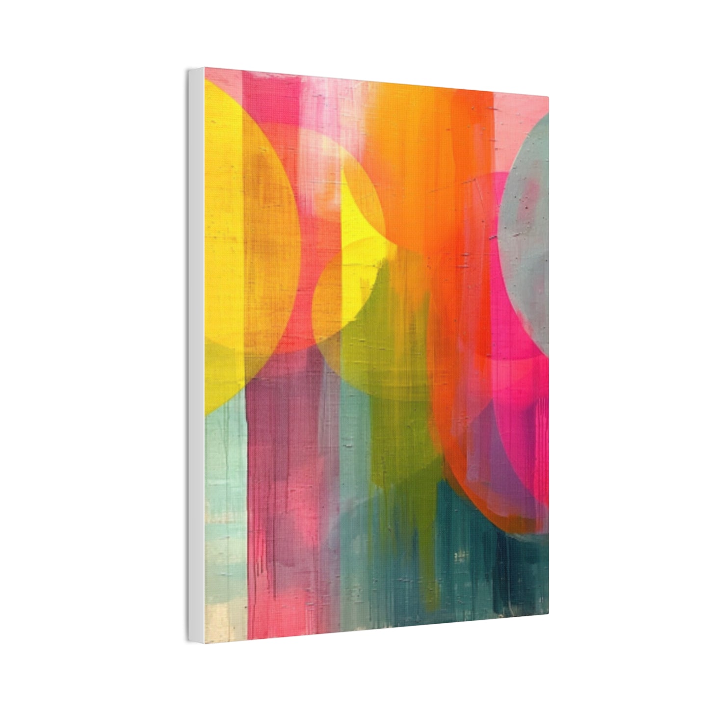 Primary Elegance: A Symphony of Sophistication Canvas Print